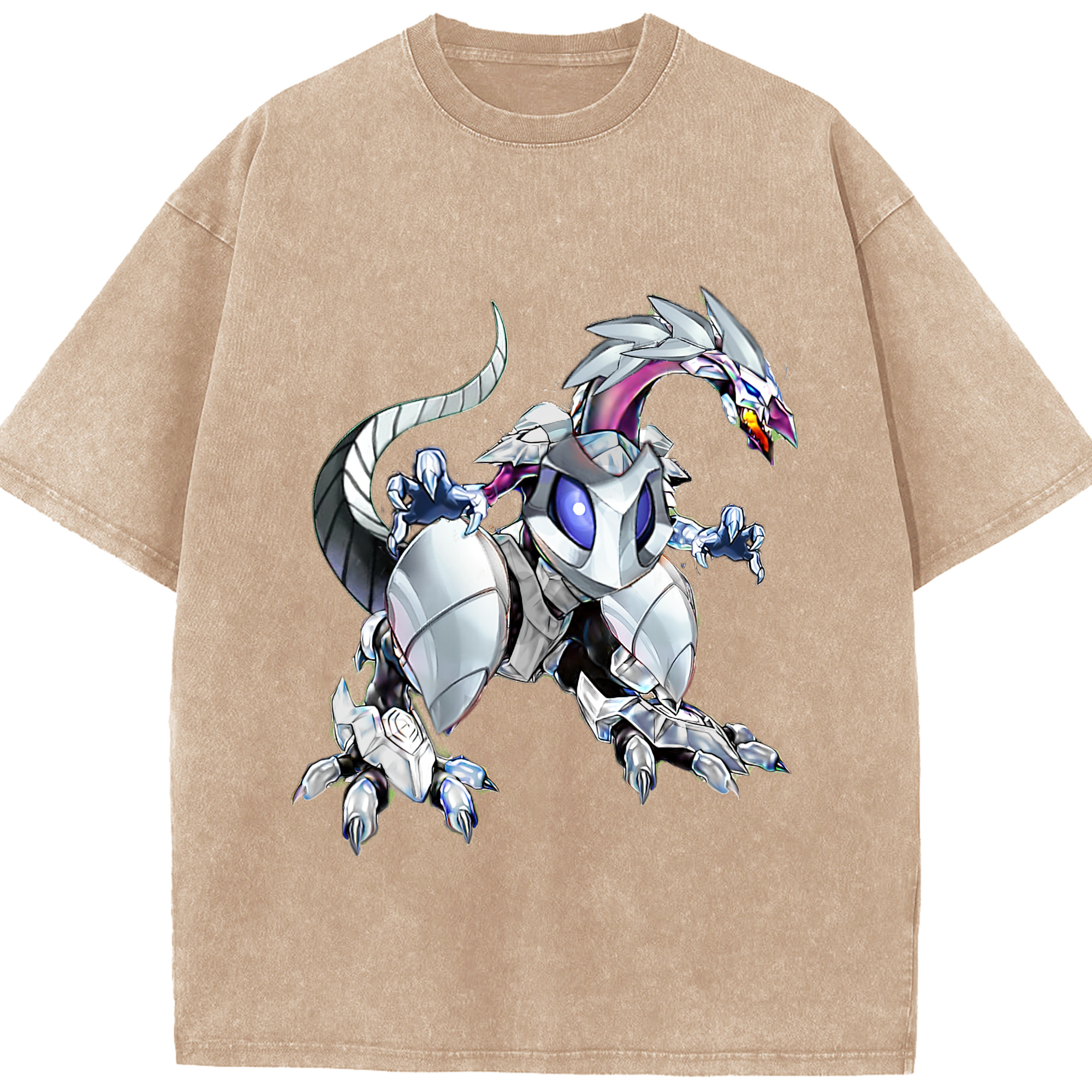 （画像用） 遊☆戯☆王 Yu-Gi-Oh! 綿100% ヴィンテージ風 半袖Tシャツ（フロントプリント）