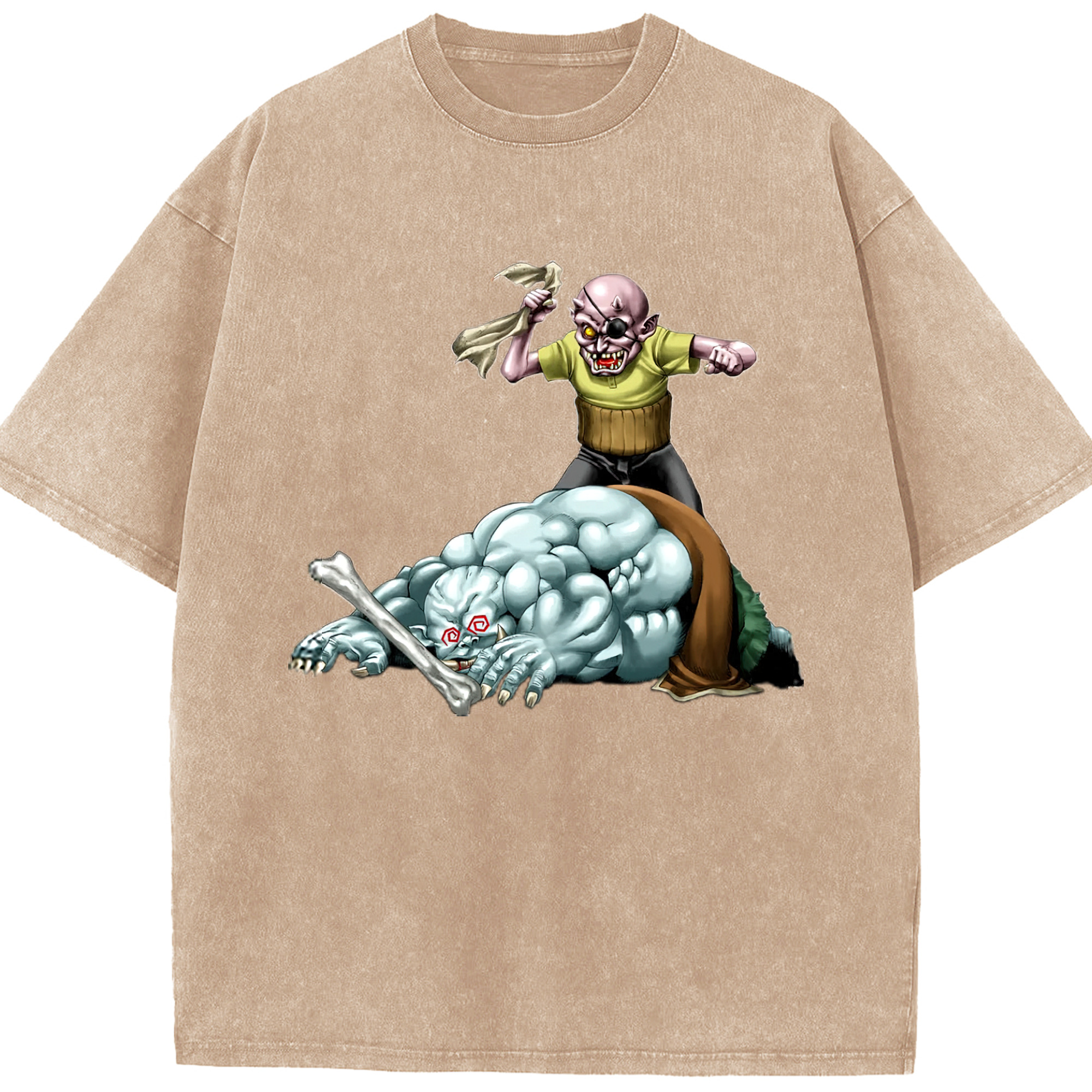 （画像用） 遊☆戯☆王 Yu-Gi-Oh! 綿100% ヴィンテージ風 半袖Tシャツ（フロントプリント）