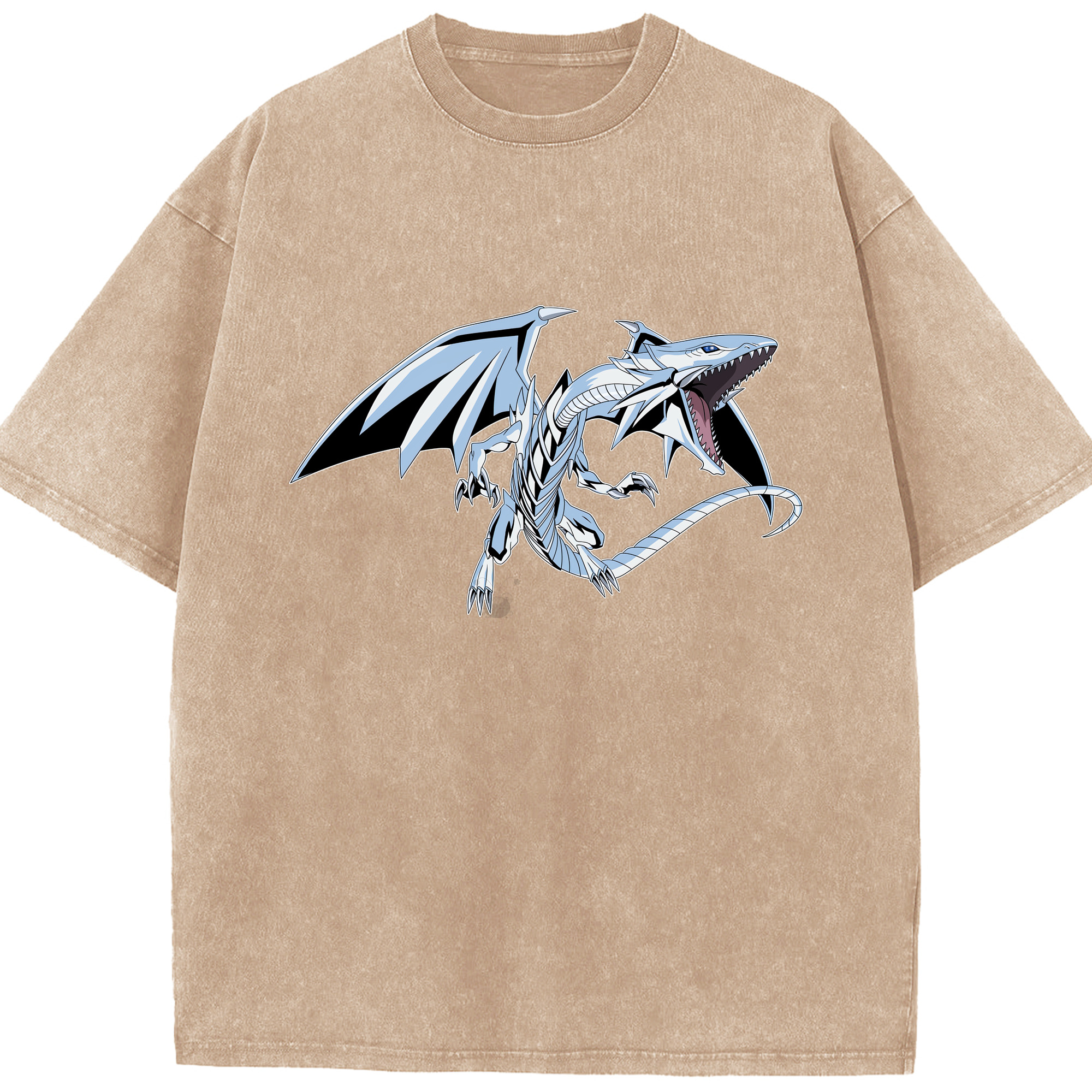 （画像用） 遊☆戯☆王 Yu-Gi-Oh! 綿100% ヴィンテージ風 半袖Tシャツ（フロントプリント）