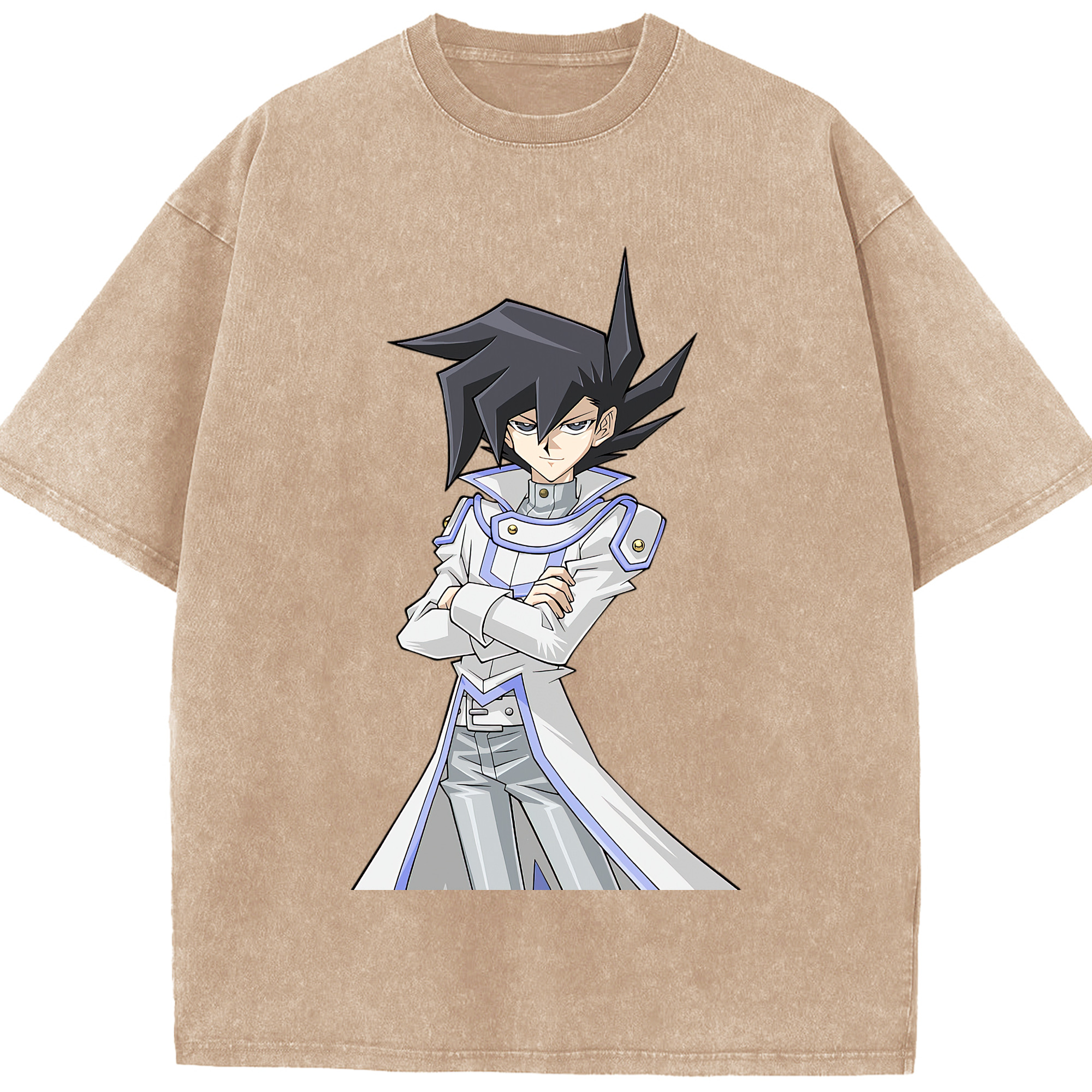 （画像用） 遊☆戯☆王 Yu-Gi-Oh! 綿100% ヴィンテージ風 半袖Tシャツ（フロントプリント）