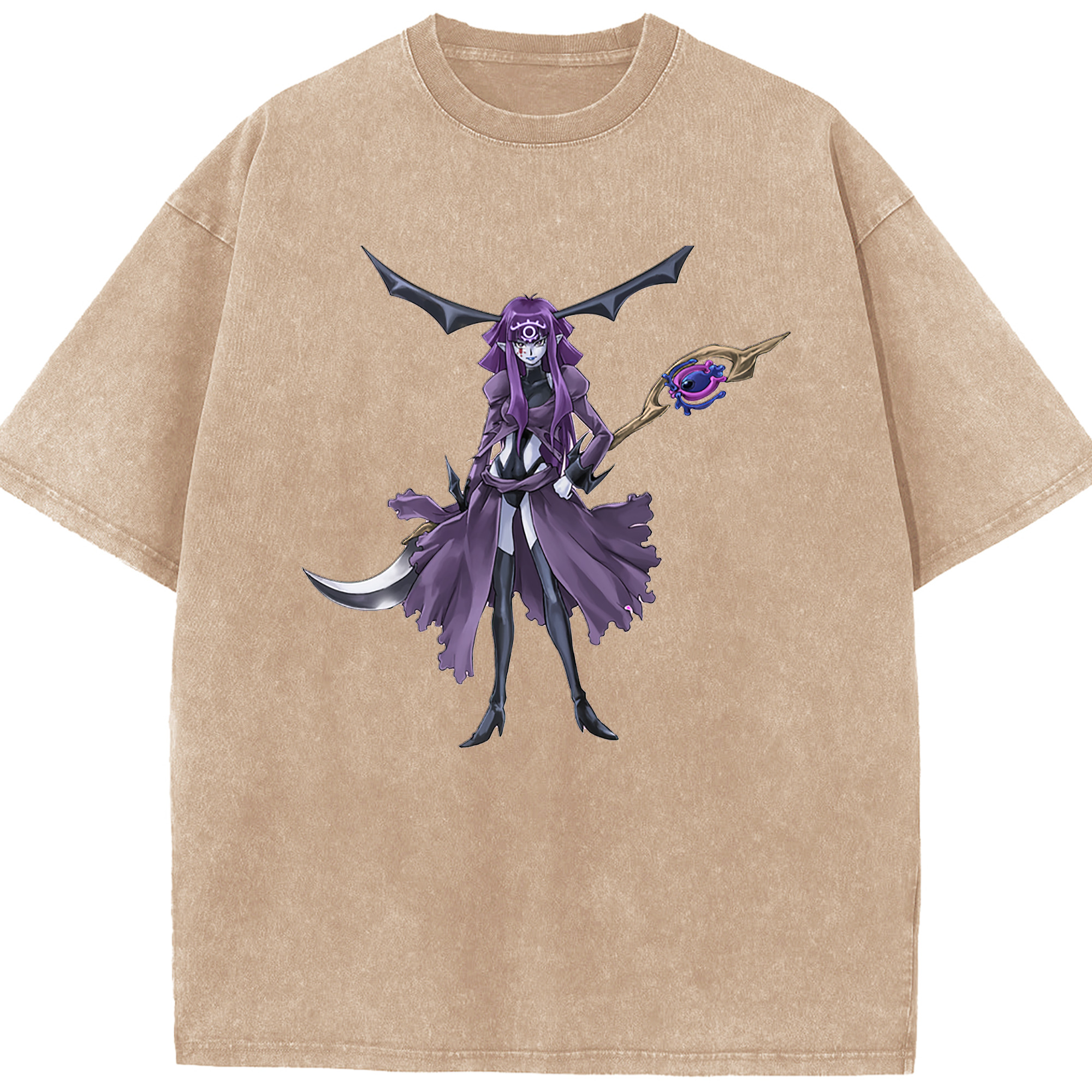 （画像用） 遊☆戯☆王 Yu-Gi-Oh! 綿100% ヴィンテージ風 半袖Tシャツ（フロントプリント）