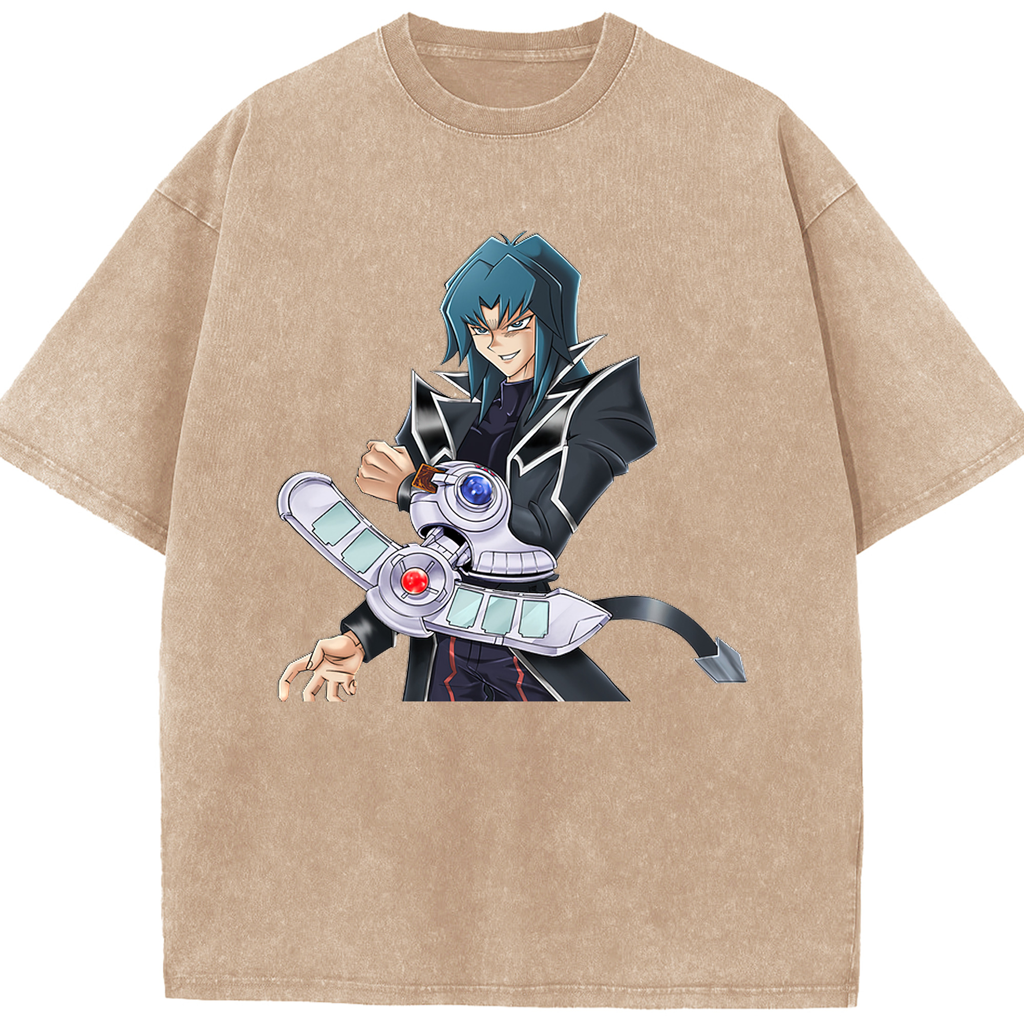 （画像用） 遊☆戯☆王 Yu-Gi-Oh! 綿100% ヴィンテージ風 半袖Tシャツ（フロントプリント）