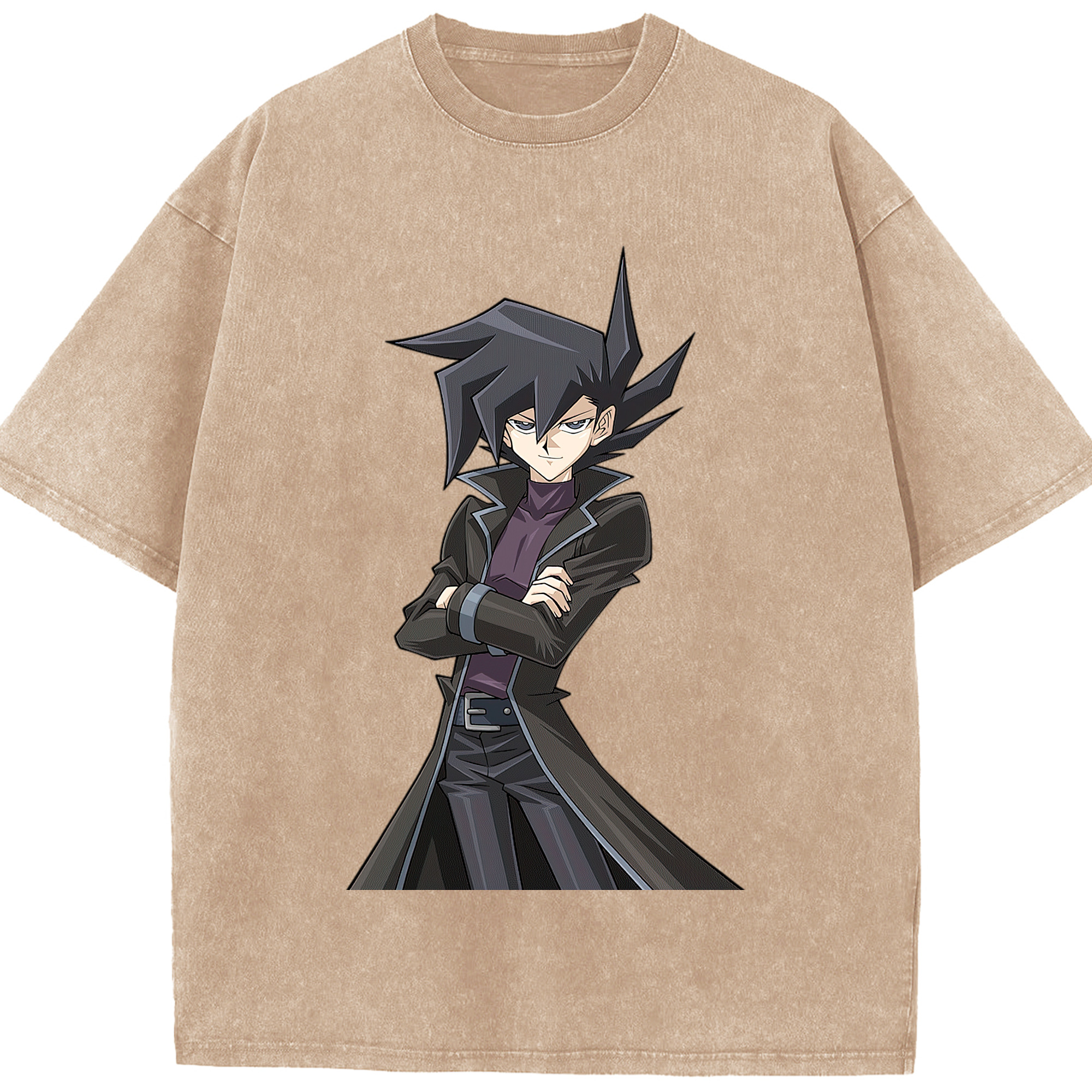 （画像用） 遊☆戯☆王 Yu-Gi-Oh! 綿100% ヴィンテージ風 半袖Tシャツ（フロントプリント）