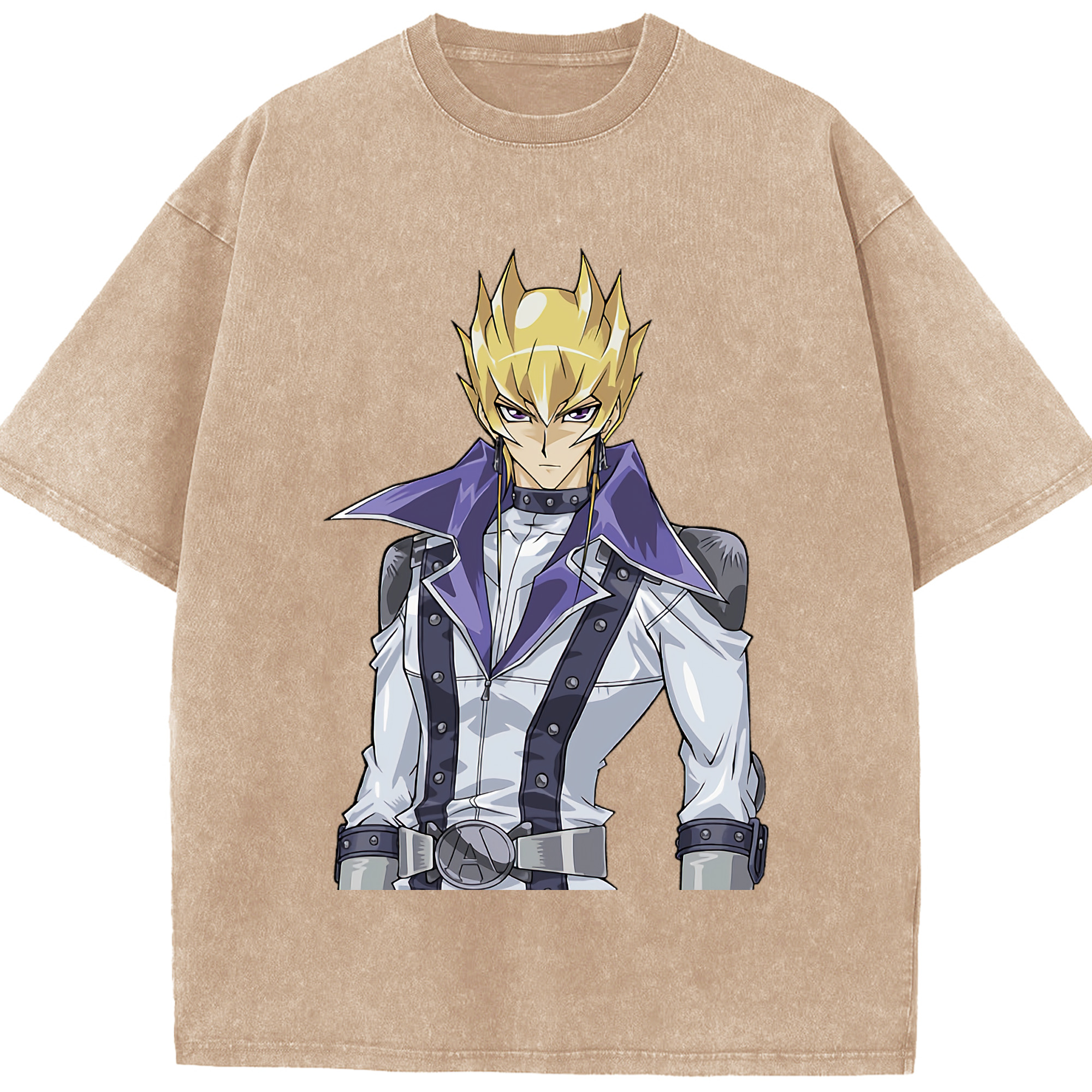 （画像用） 遊☆戯☆王 Yu-Gi-Oh! 綿100% ヴィンテージ風 半袖Tシャツ（フロントプリント）