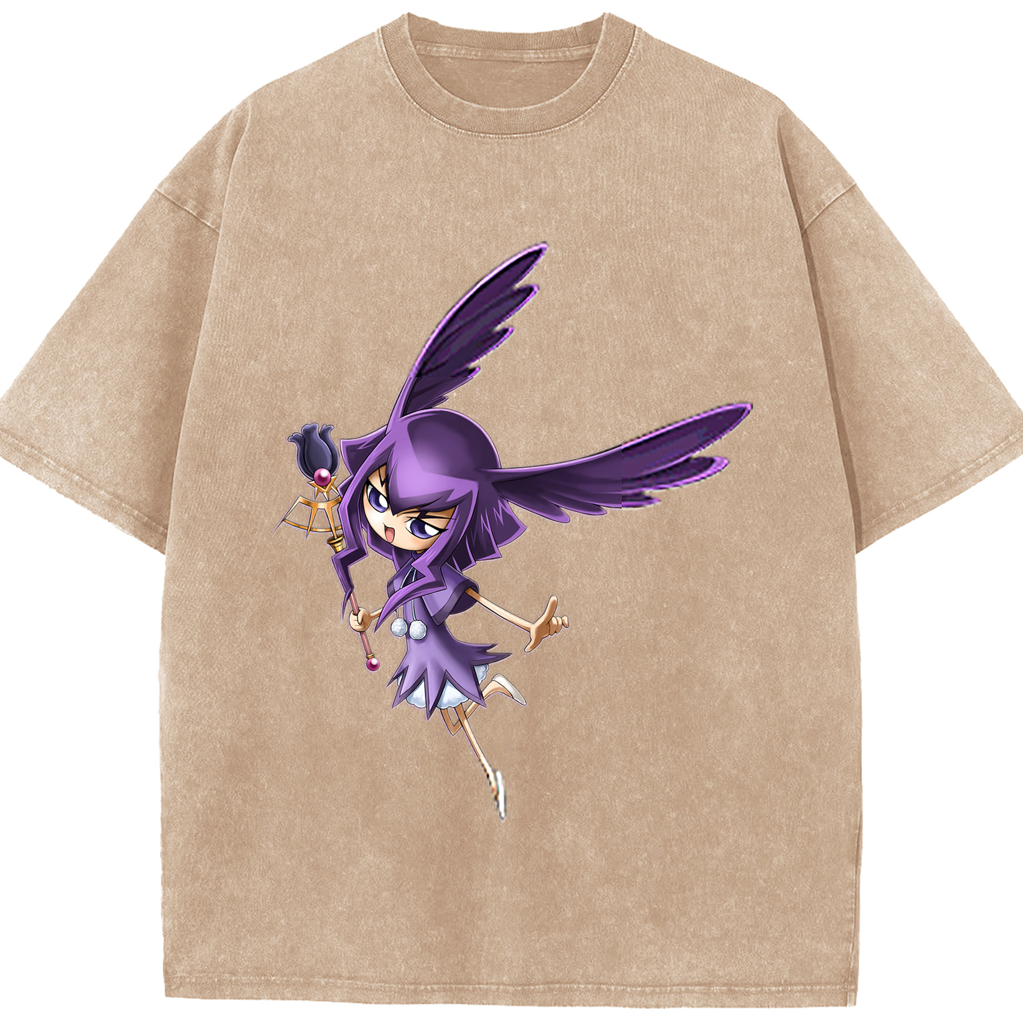 （画像用） 遊☆戯☆王 Yu-Gi-Oh! 綿100% ヴィンテージ風 半袖Tシャツ（フロントプリント）