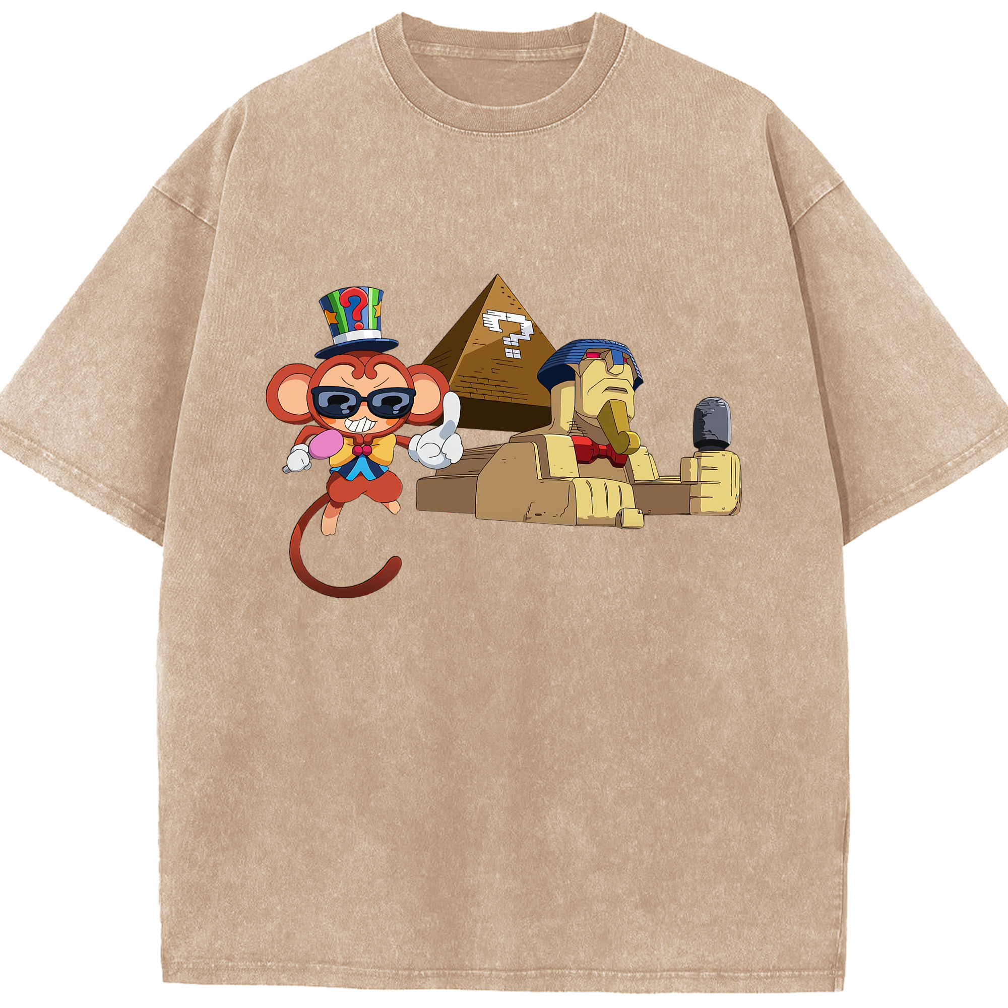 （画像用） 遊☆戯☆王 Yu-Gi-Oh! 綿100% ヴィンテージ風 半袖Tシャツ（フロントプリント）