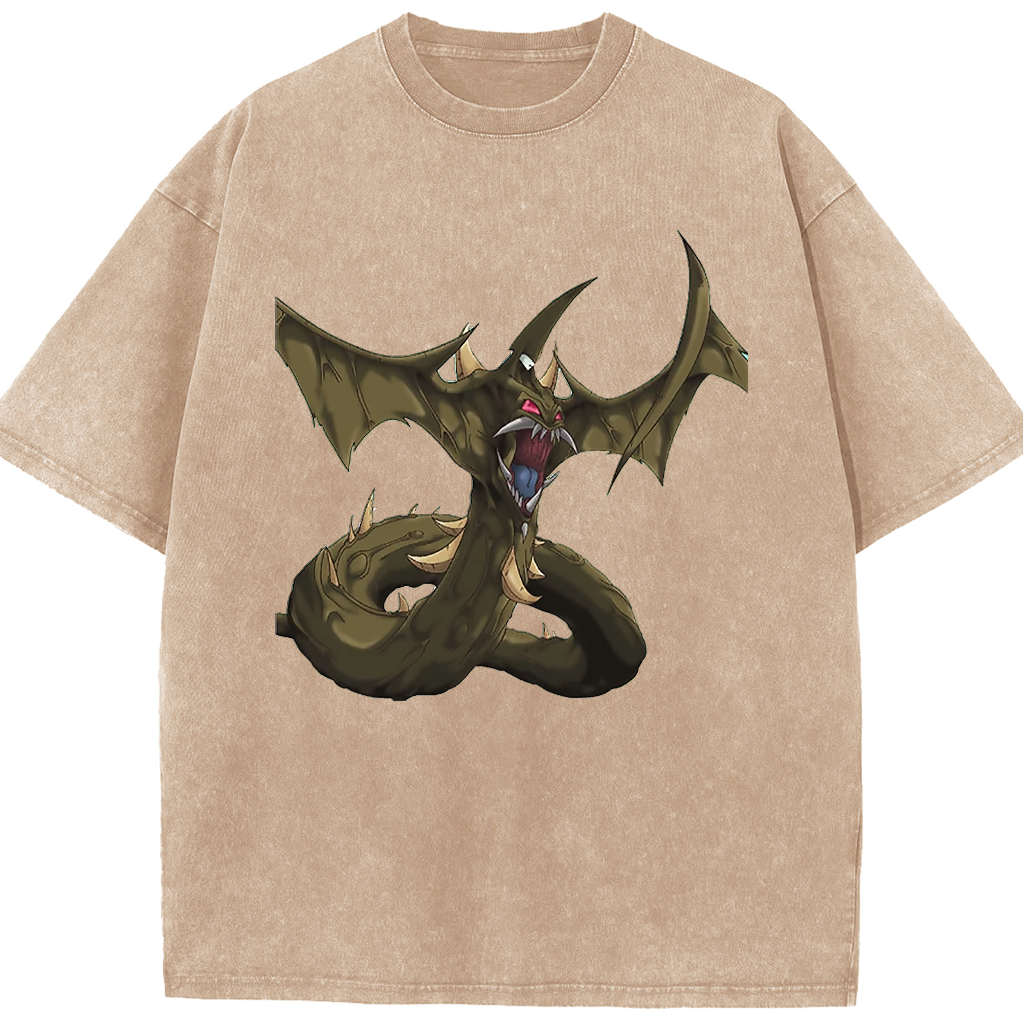 （画像用） 遊☆戯☆王 Yu-Gi-Oh! 綿100% ヴィンテージ風 半袖Tシャツ（フロントプリント）