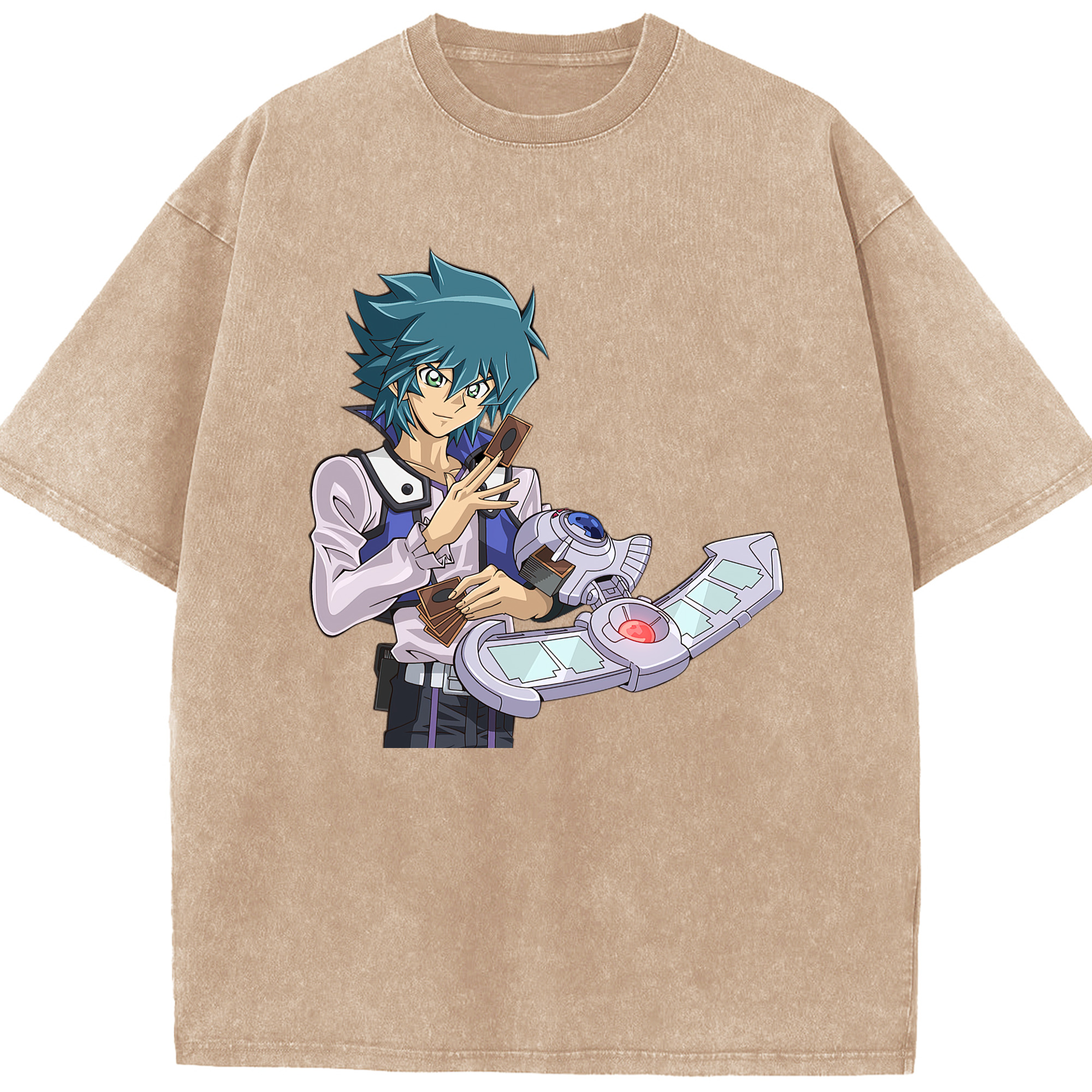 （画像用） 遊☆戯☆王 Yu-Gi-Oh! 綿100% ヴィンテージ風 半袖Tシャツ（フロントプリント）