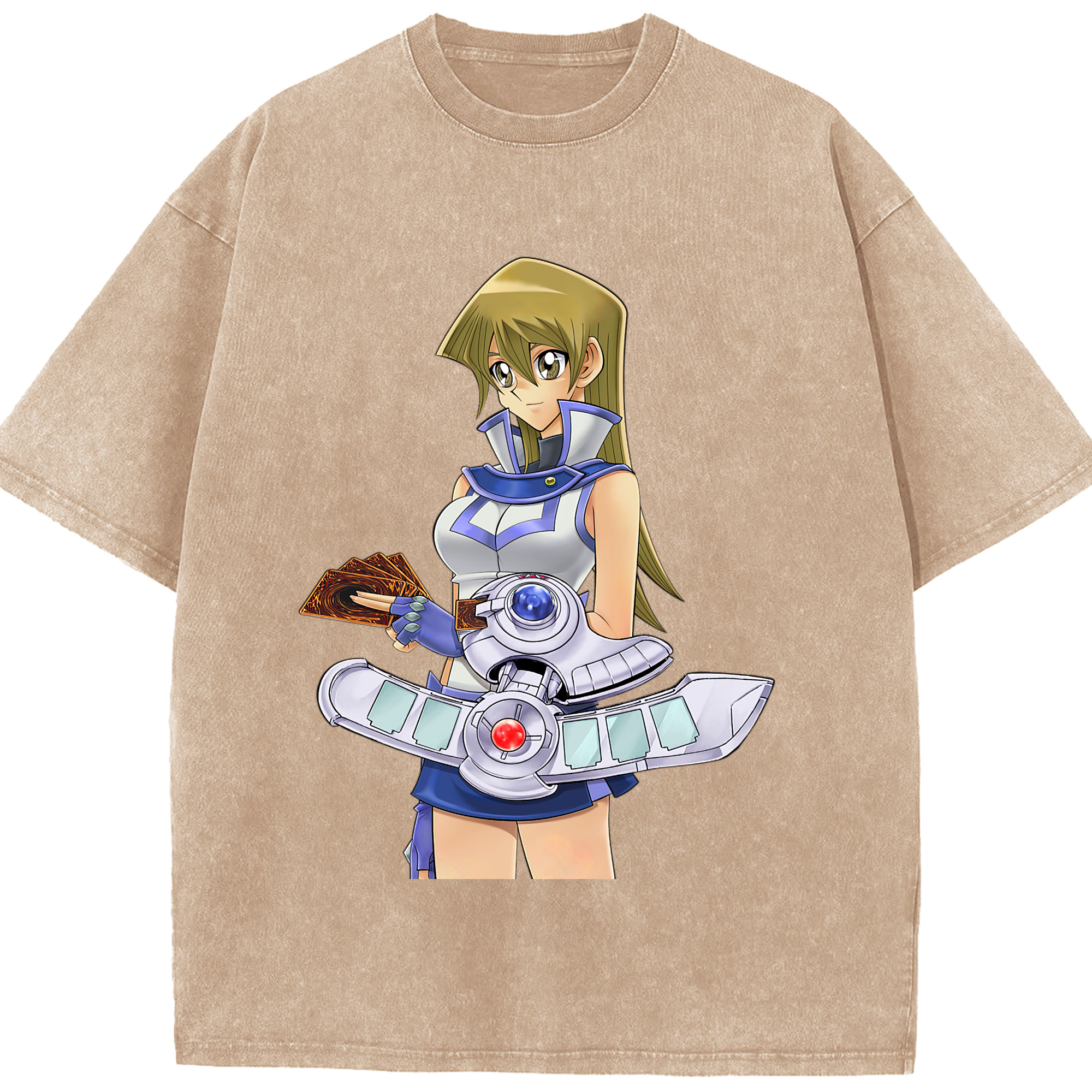 （画像用） 遊☆戯☆王 Yu-Gi-Oh! 綿100% ヴィンテージ風 半袖Tシャツ（フロントプリント）