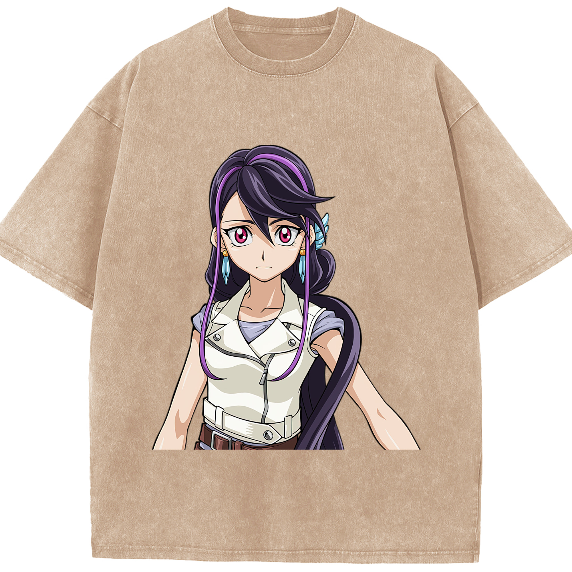 （画像用） 遊☆戯☆王 Yu-Gi-Oh! 綿100% ヴィンテージ風 半袖Tシャツ（フロントプリント）