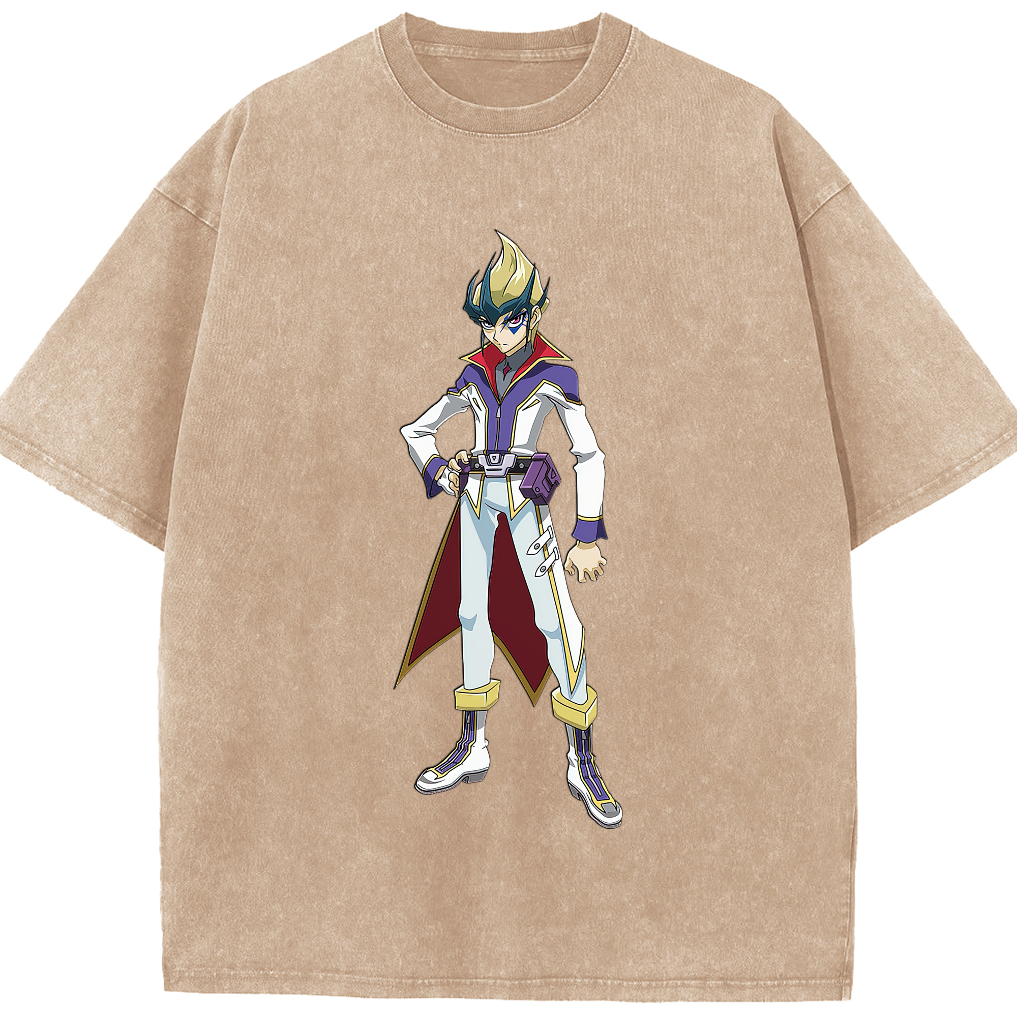 （画像用） 遊☆戯☆王 Yu-Gi-Oh! 綿100% ヴィンテージ風 半袖Tシャツ（フロントプリント）