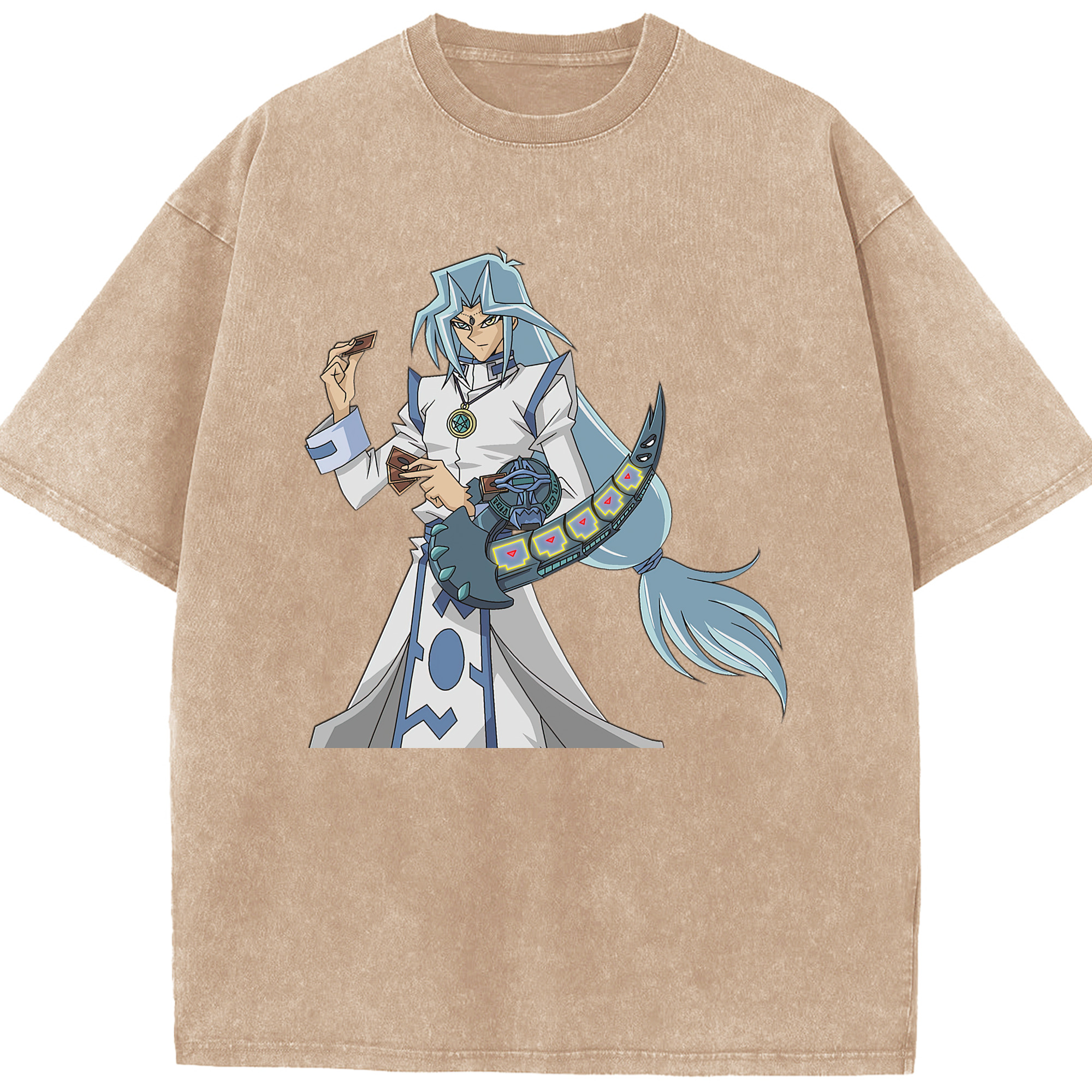 （画像用） 遊☆戯☆王 Yu-Gi-Oh! 綿100% ヴィンテージ風 半袖Tシャツ（フロントプリント）