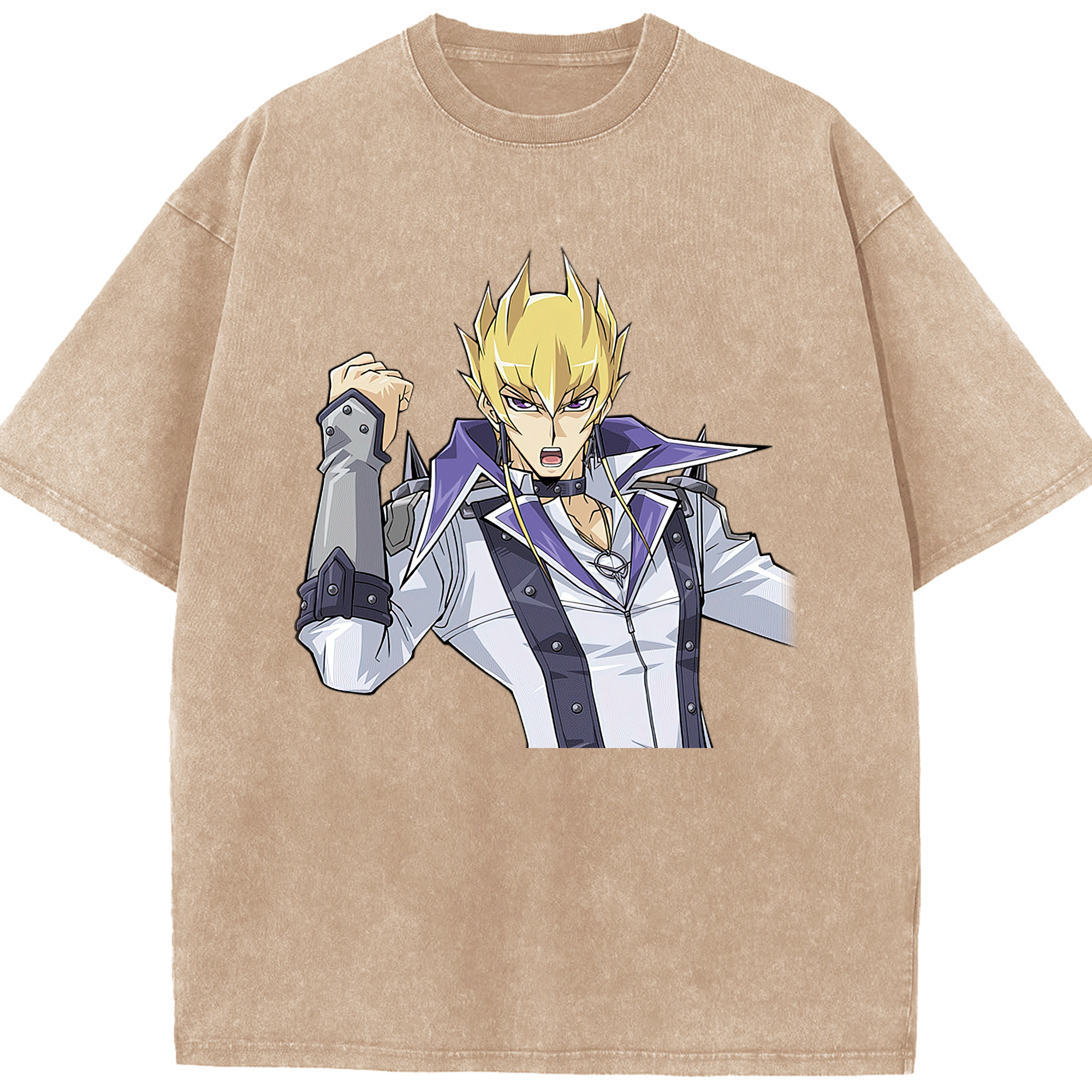 （画像用） 遊☆戯☆王 Yu-Gi-Oh! 綿100% ヴィンテージ風 半袖Tシャツ（フロントプリント）