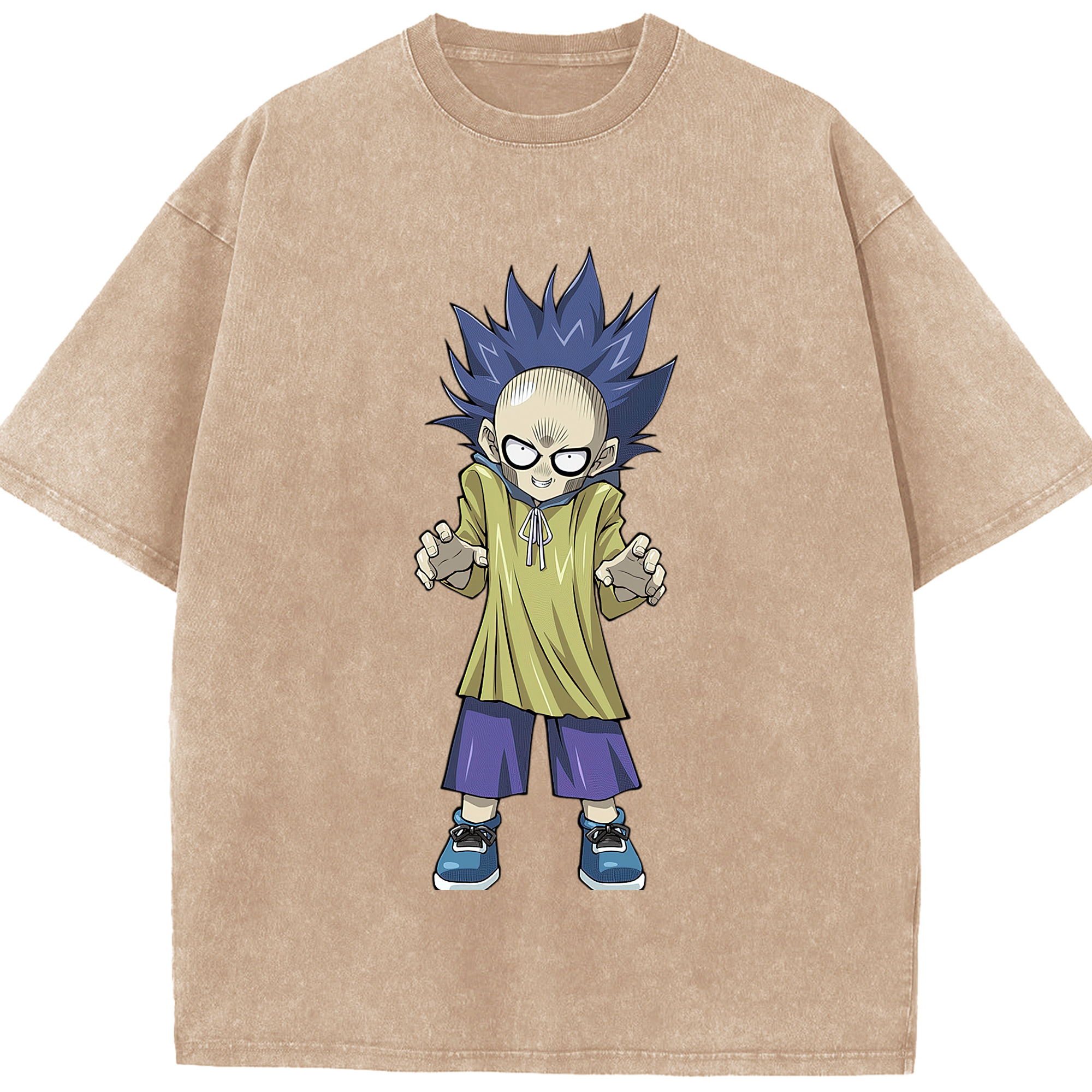 （画像用） 遊☆戯☆王 Yu-Gi-Oh! 綿100% ヴィンテージ風 半袖Tシャツ（フロントプリント）