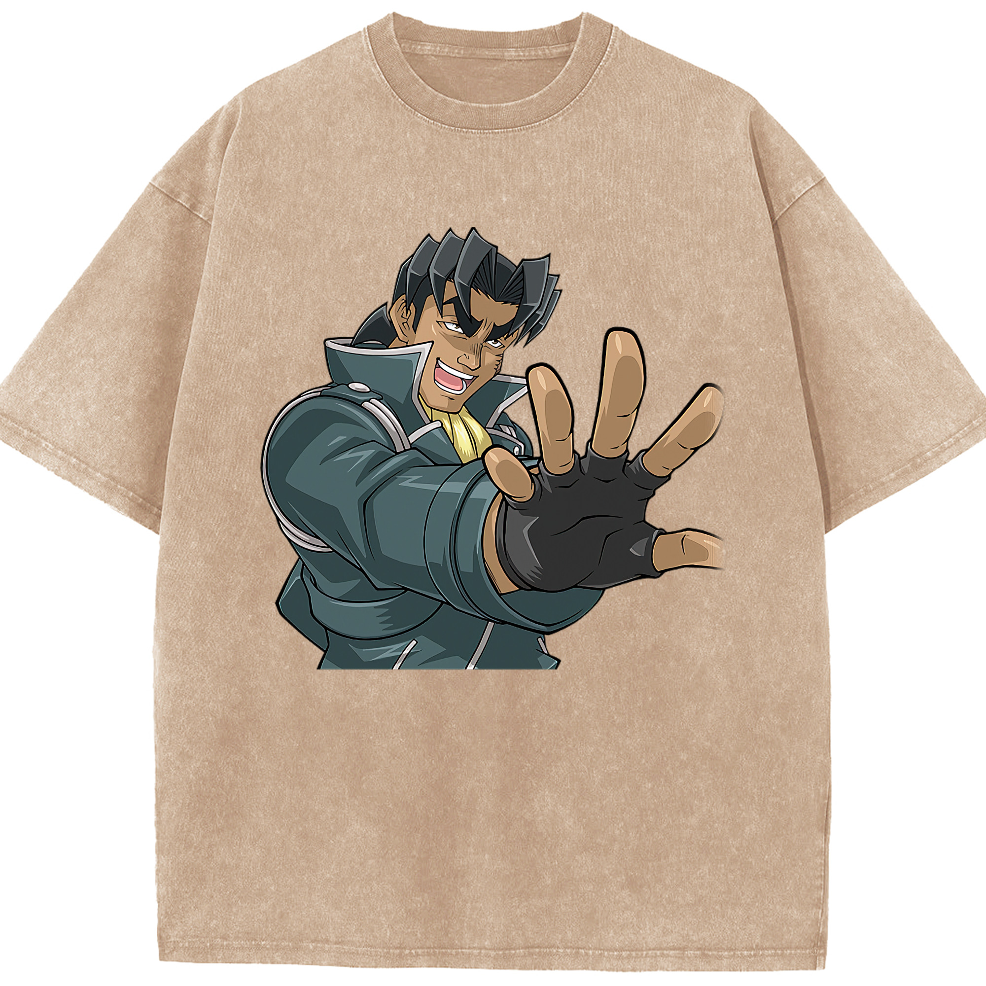 （画像用） 遊☆戯☆王 Yu-Gi-Oh! 綿100% ヴィンテージ風 半袖Tシャツ（フロントプリント）