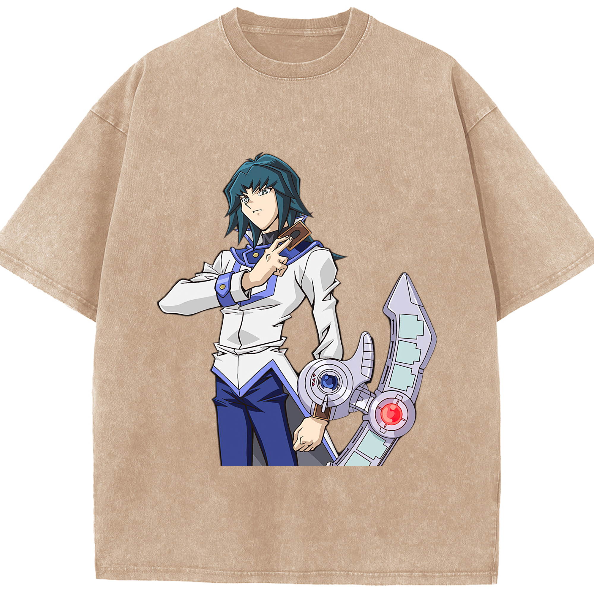 （画像用） 遊☆戯☆王 Yu-Gi-Oh! 綿100% ヴィンテージ風 半袖Tシャツ（フロントプリント）