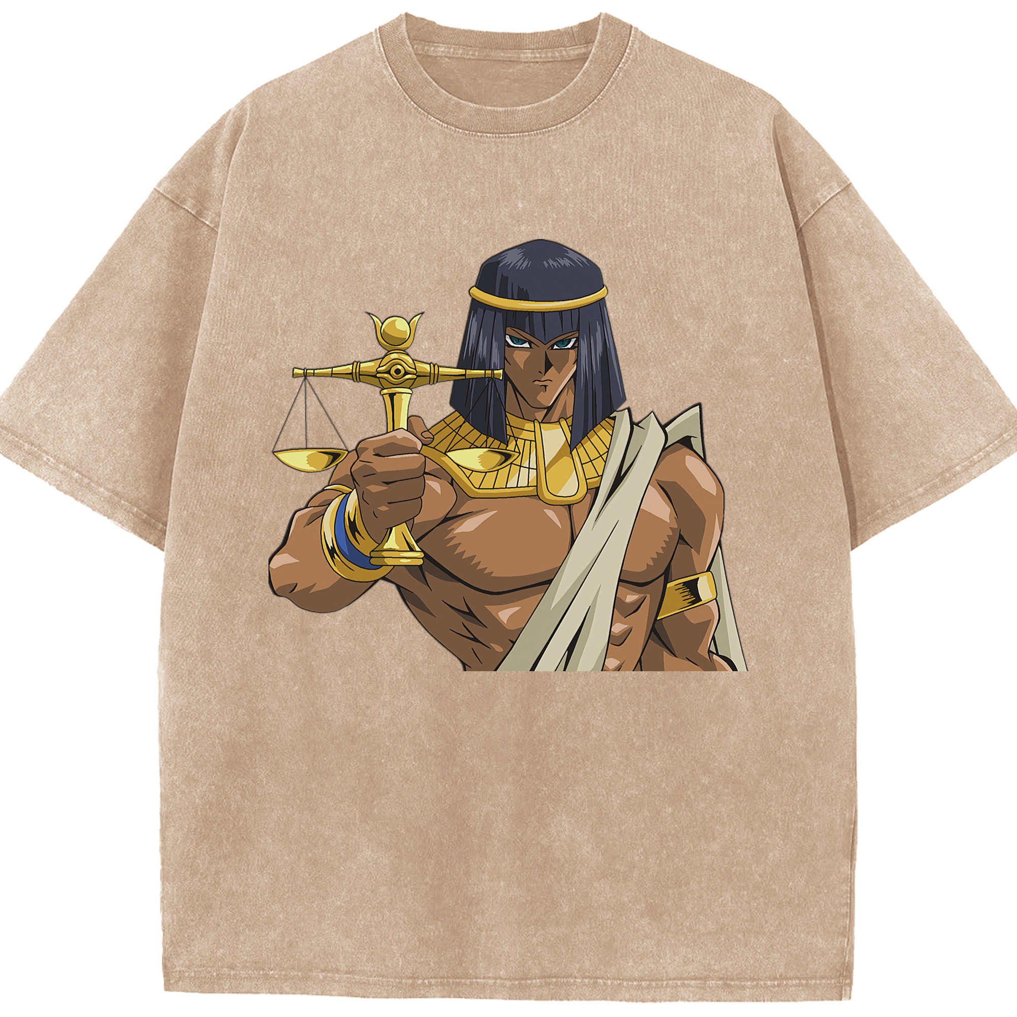 （画像用） 遊☆戯☆王 Yu-Gi-Oh! 綿100% ヴィンテージ風 半袖Tシャツ（フロントプリント）
