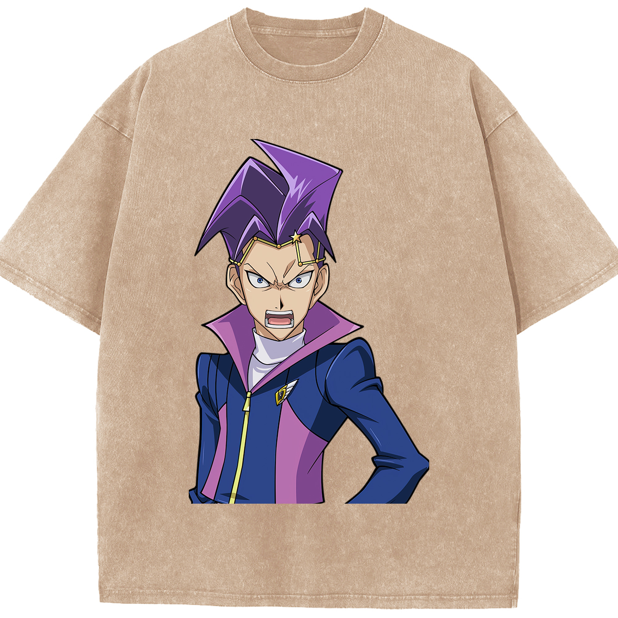 （画像用） 遊☆戯☆王 Yu-Gi-Oh! 綿100% ヴィンテージ風 半袖Tシャツ（フロントプリント）