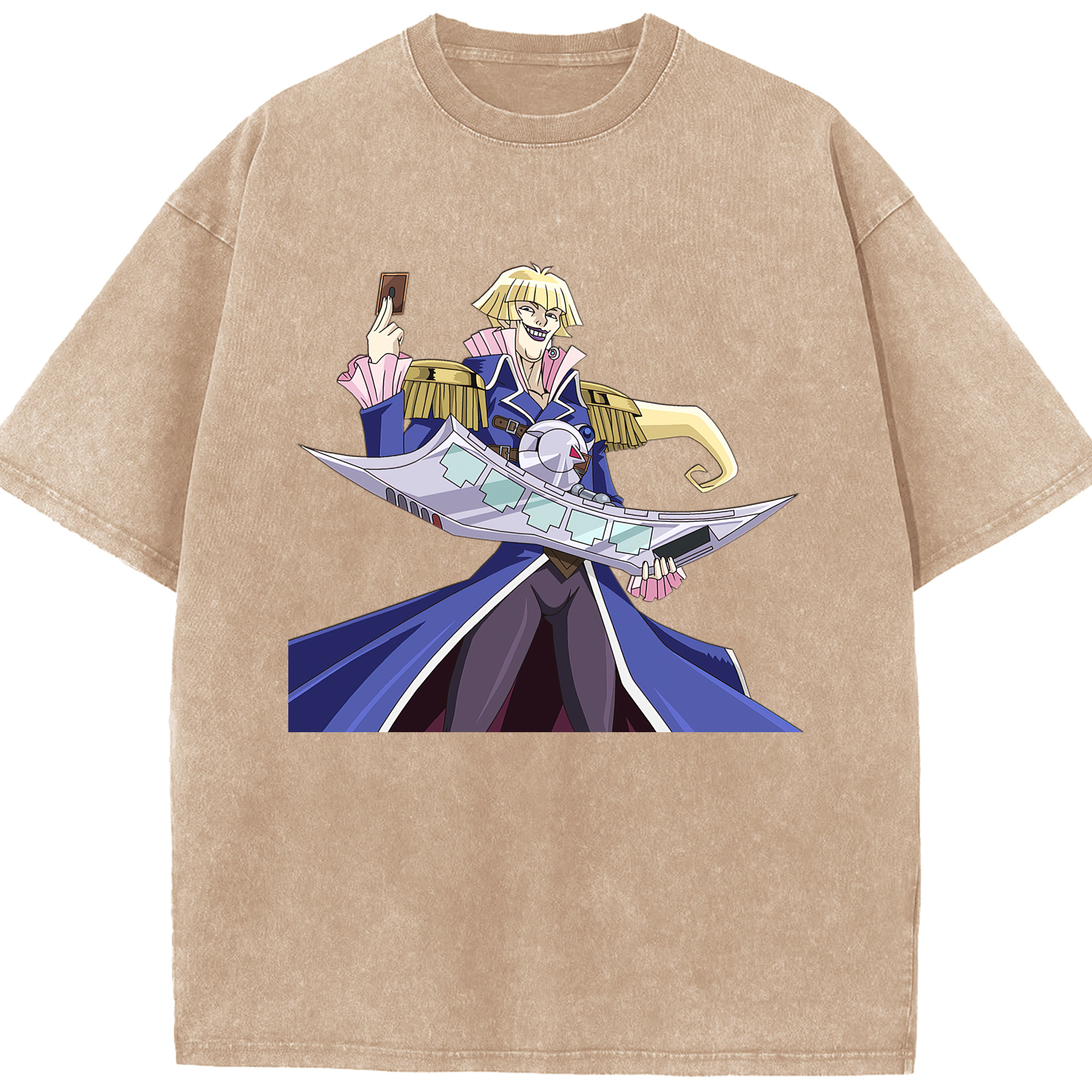 （画像用） 遊☆戯☆王 Yu-Gi-Oh! 綿100% ヴィンテージ風 半袖Tシャツ（フロントプリント）