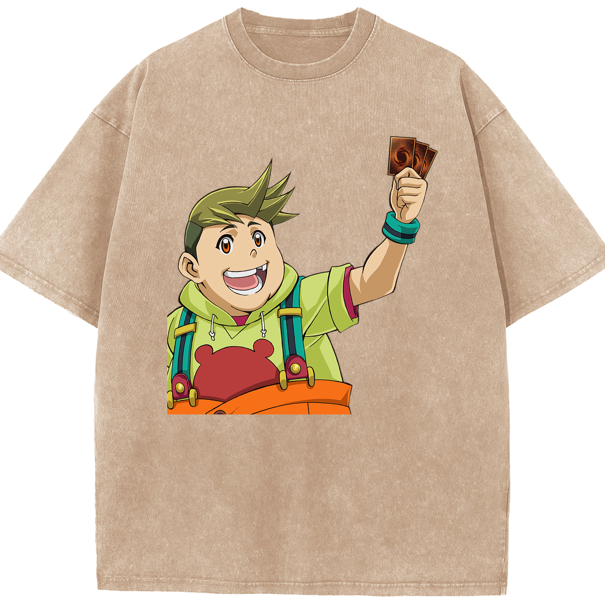 （画像用） 遊☆戯☆王 Yu-Gi-Oh! 綿100% ヴィンテージ風 半袖Tシャツ（フロントプリント）