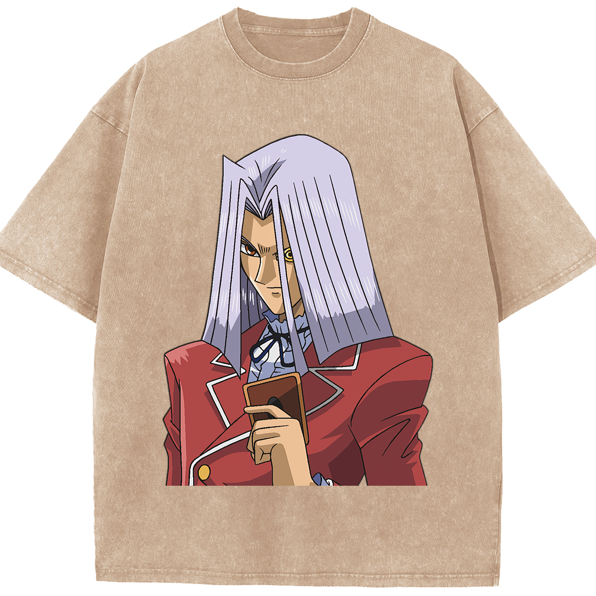 （画像用） 遊☆戯☆王 Yu-Gi-Oh! 綿100% ヴィンテージ風 半袖Tシャツ（フロントプリント）