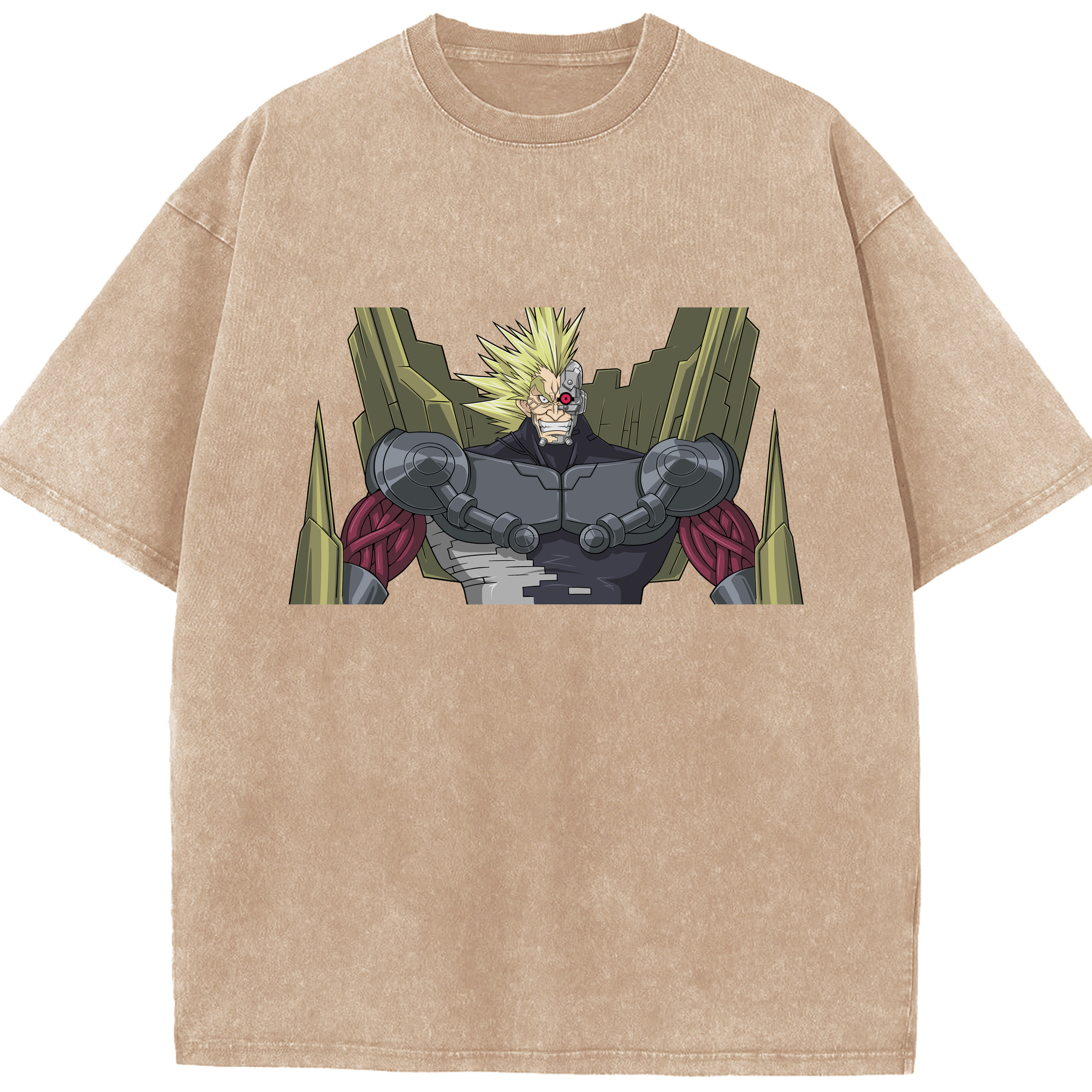 （画像用） 遊☆戯☆王 Yu-Gi-Oh! 綿100% ヴィンテージ風 半袖Tシャツ（フロントプリント）