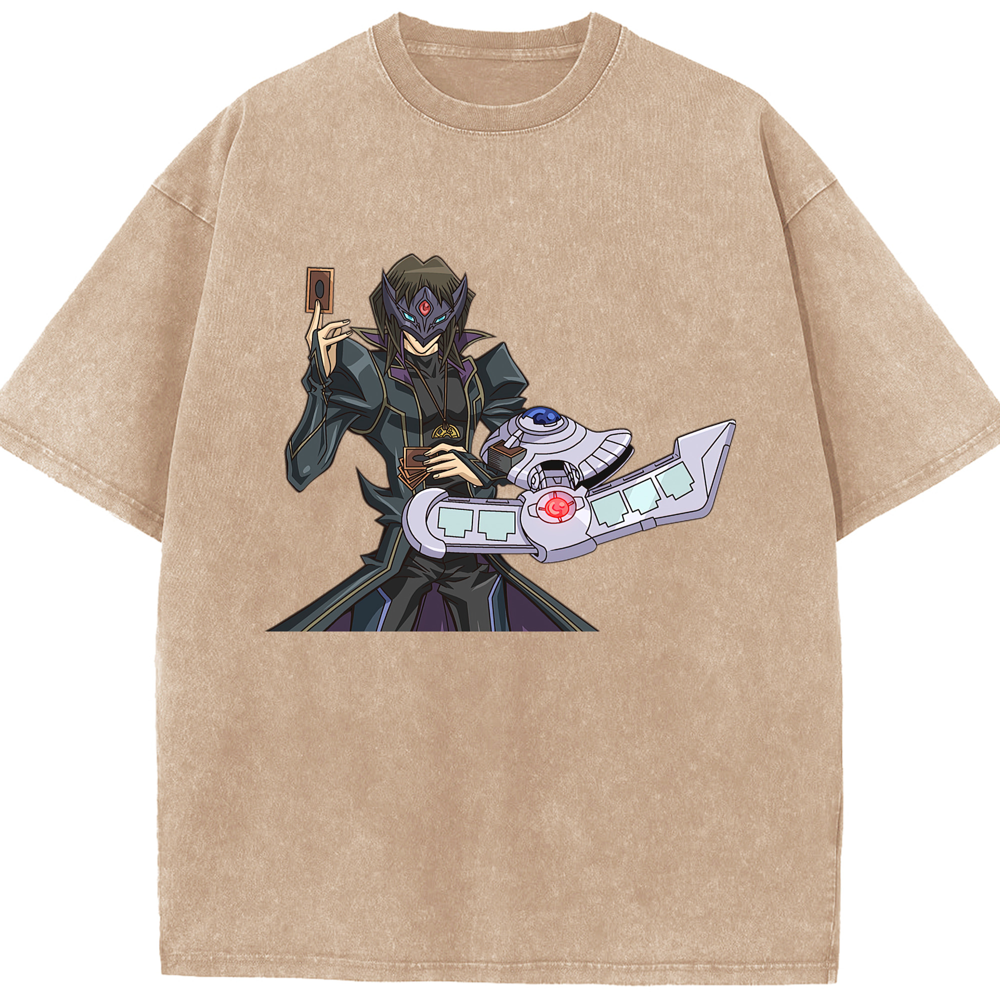 （画像用） 遊☆戯☆王 Yu-Gi-Oh! 綿100% ヴィンテージ風 半袖Tシャツ（フロントプリント）