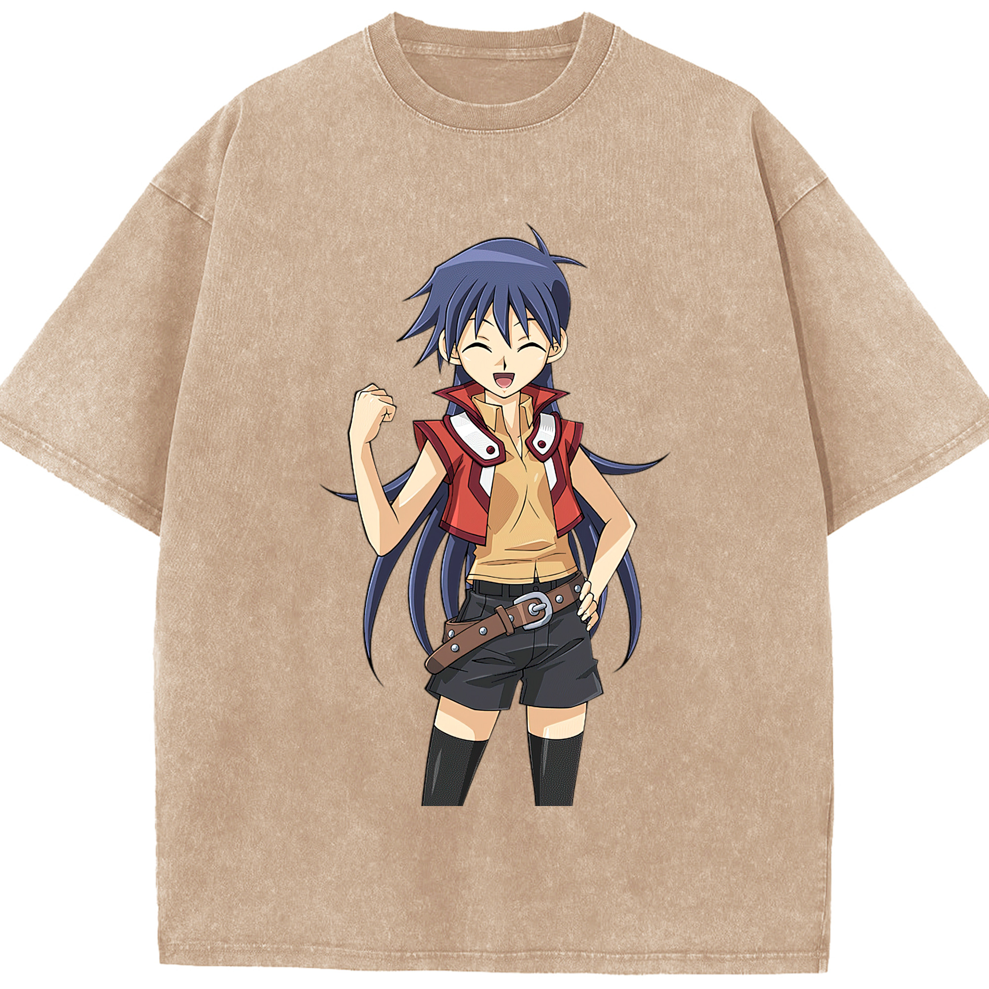 （画像用） 遊☆戯☆王 Yu-Gi-Oh! 綿100% ヴィンテージ風 半袖Tシャツ（フロントプリント）