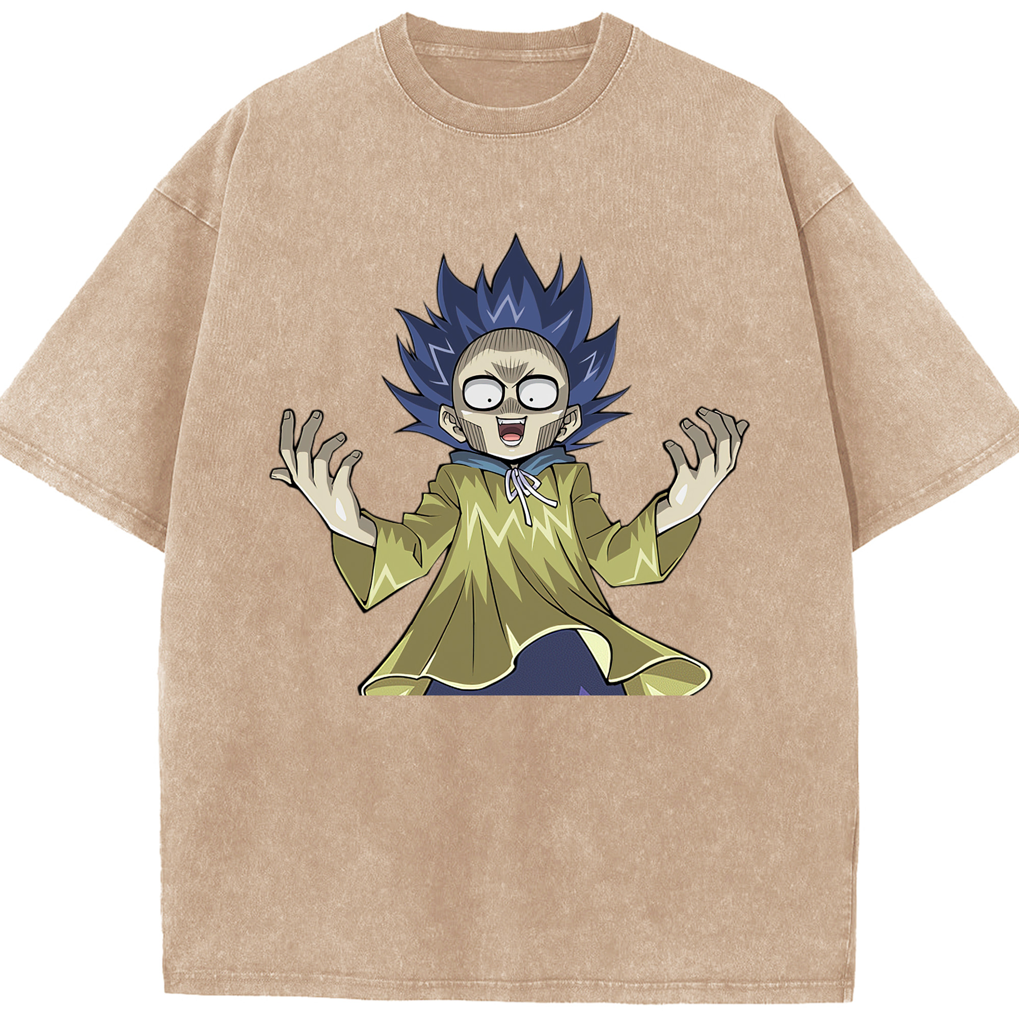 （画像用） 遊☆戯☆王 Yu-Gi-Oh! 綿100% ヴィンテージ風 半袖Tシャツ（フロントプリント）