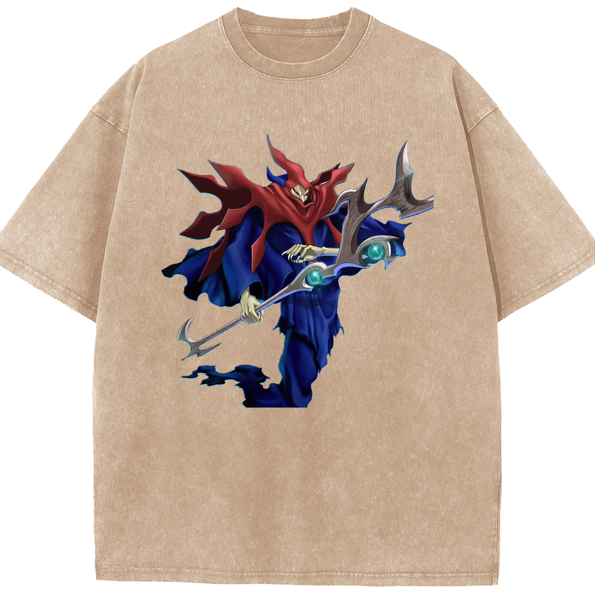 （画像用） 遊☆戯☆王 Yu-Gi-Oh! 綿100% ヴィンテージ風 半袖Tシャツ（フロントプリント）