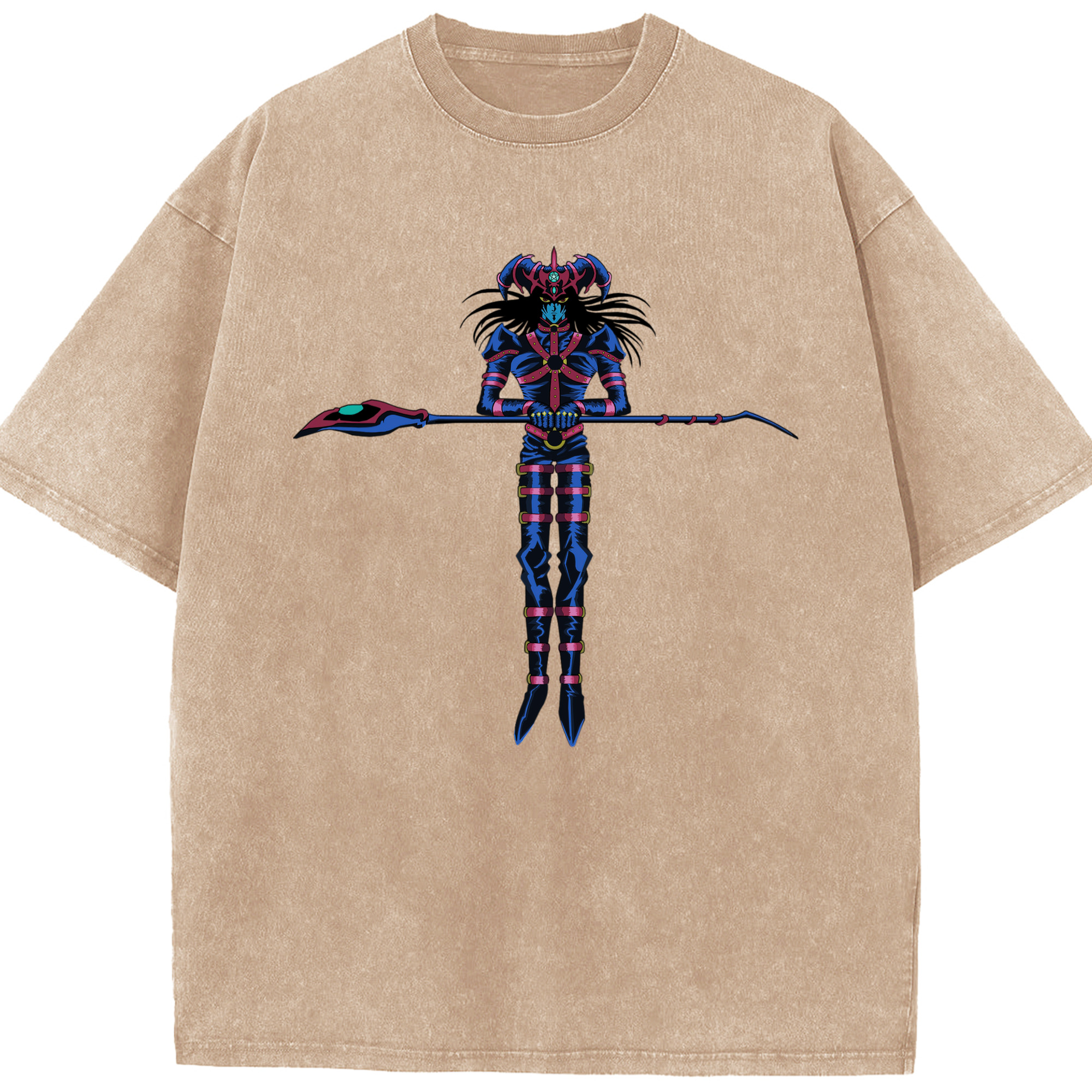 （画像用） 遊☆戯☆王 Yu-Gi-Oh! 綿100% ヴィンテージ風 半袖Tシャツ（フロントプリント）