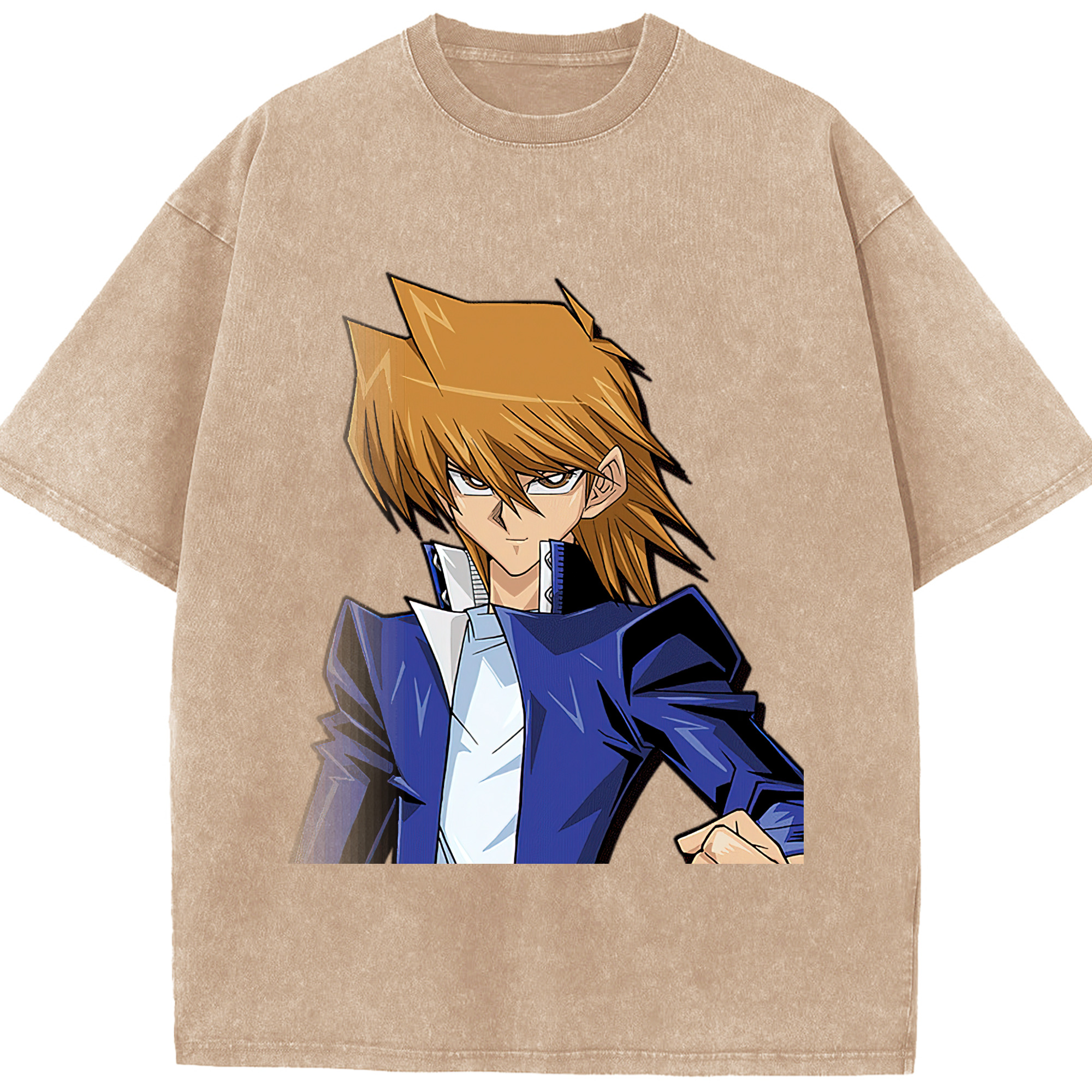 （画像用） 遊☆戯☆王 Yu-Gi-Oh! 綿100% ヴィンテージ風 半袖Tシャツ（フロントプリント）