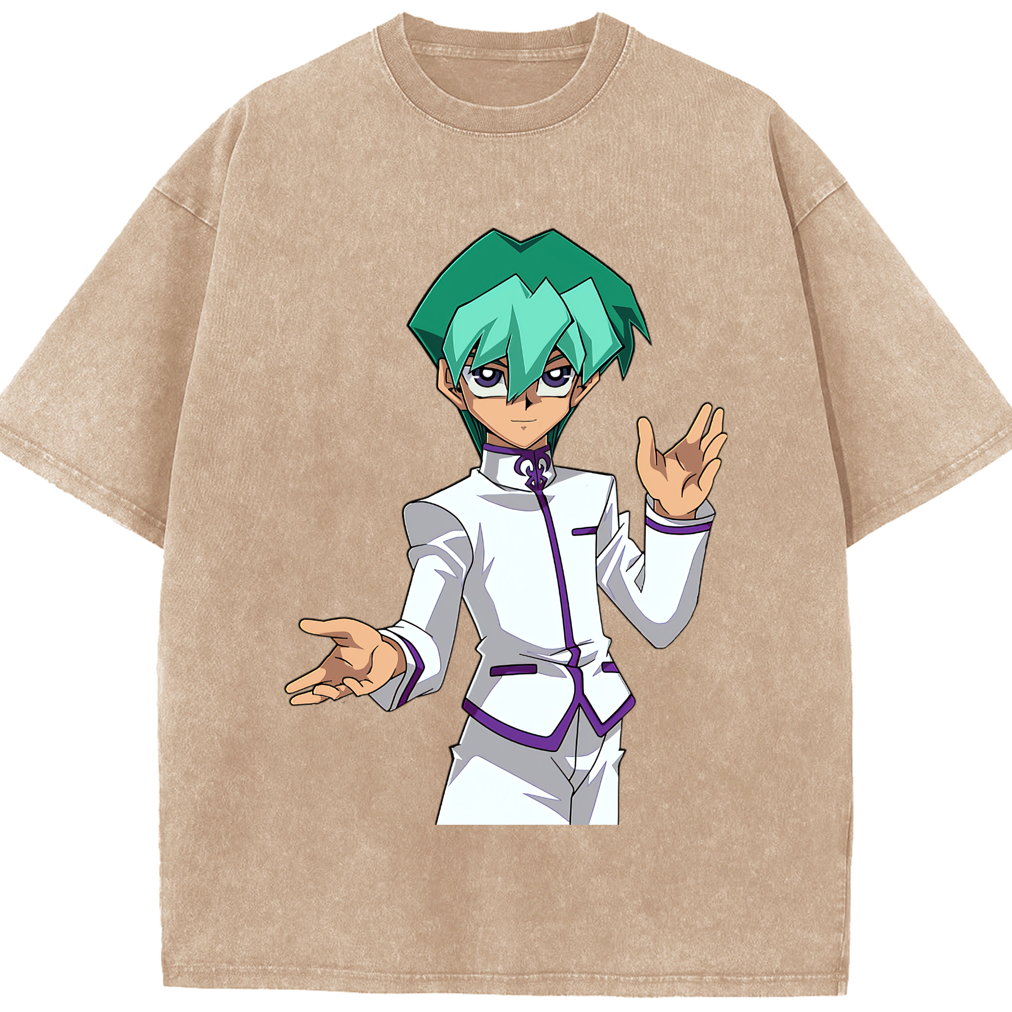 （画像用） 遊☆戯☆王 Yu-Gi-Oh! 綿100% ヴィンテージ風 半袖Tシャツ（フロントプリント）