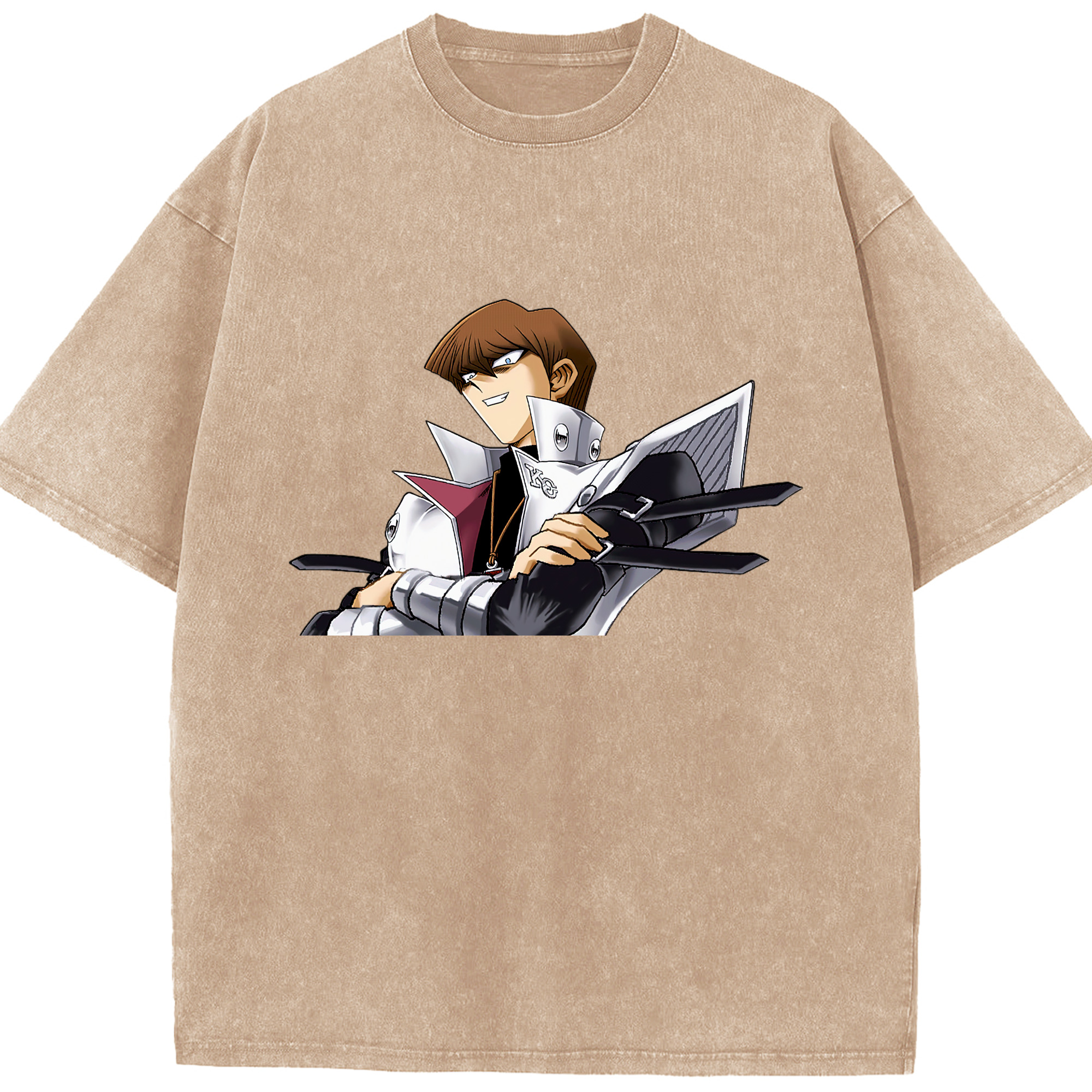 （画像用） 遊☆戯☆王 Yu-Gi-Oh! 綿100% ヴィンテージ風 半袖Tシャツ（フロントプリント）