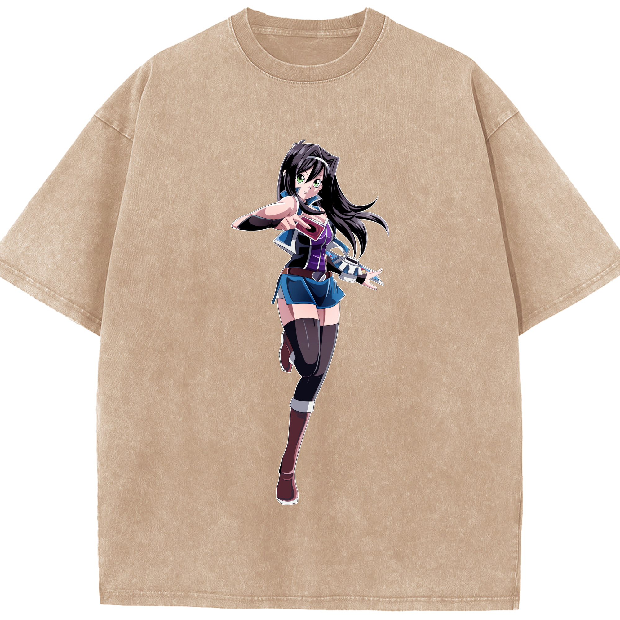 （画像用） 遊☆戯☆王 Yu-Gi-Oh! 綿100% ヴィンテージ風 半袖Tシャツ（フロントプリント）