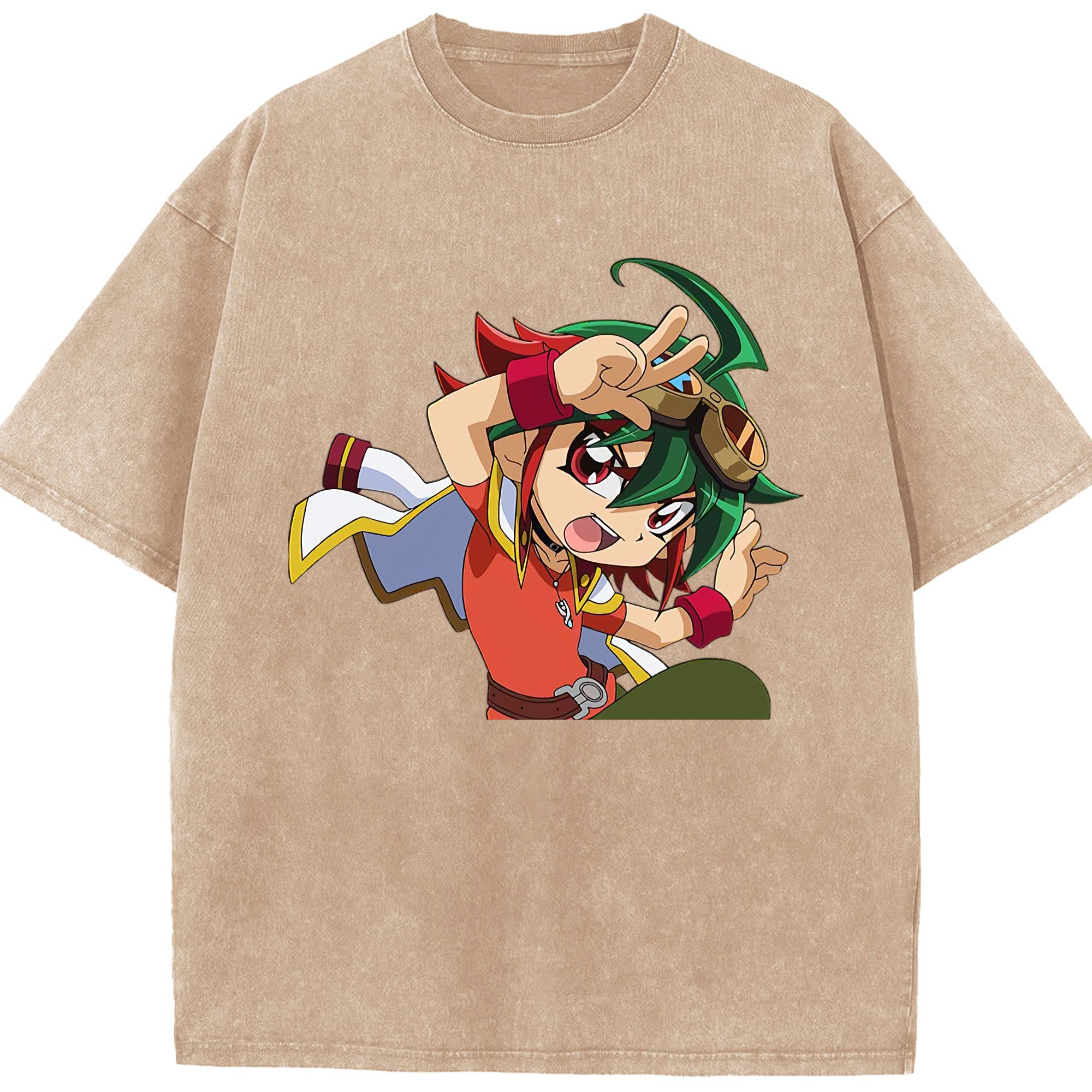 （画像用） 遊☆戯☆王 Yu-Gi-Oh! 綿100% ヴィンテージ風 半袖Tシャツ（フロントプリント）
