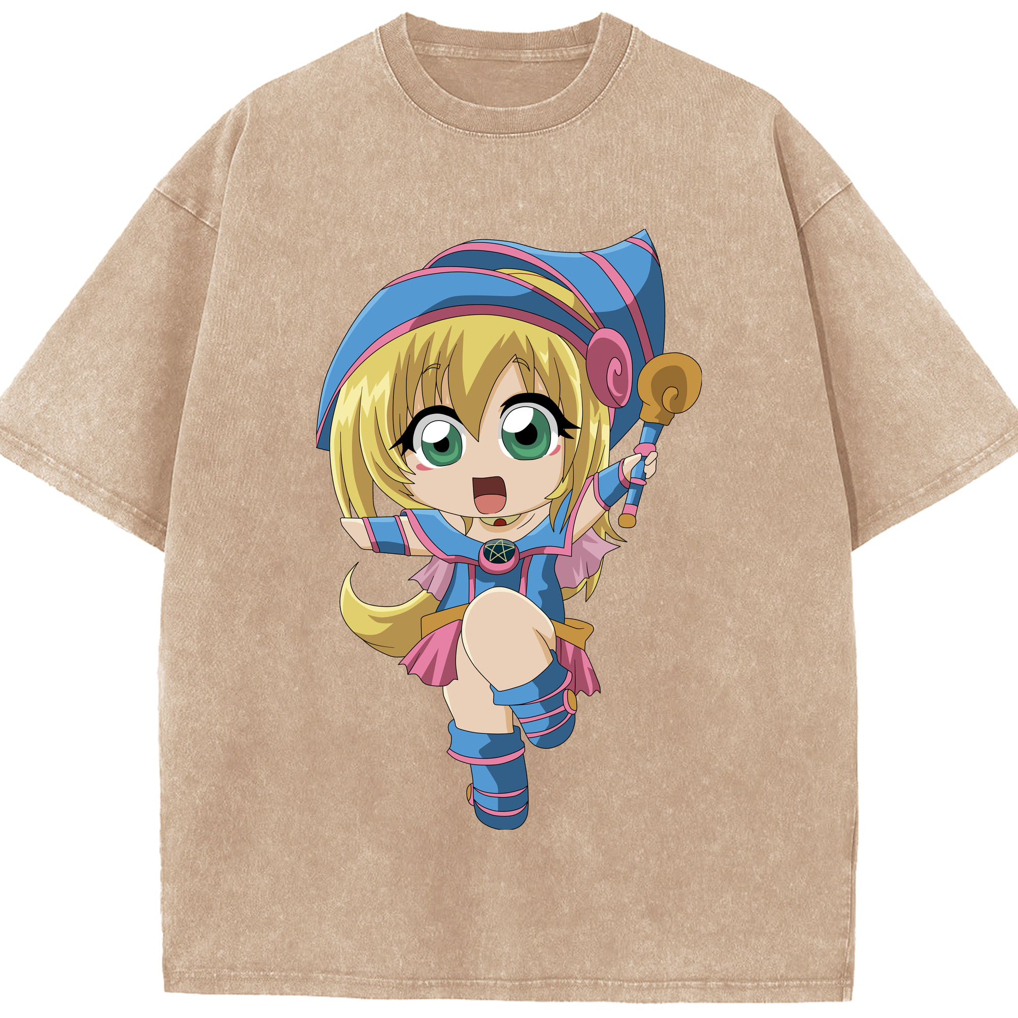 （画像用） 遊☆戯☆王 Yu-Gi-Oh! 綿100% ヴィンテージ風 半袖Tシャツ（フロントプリント）