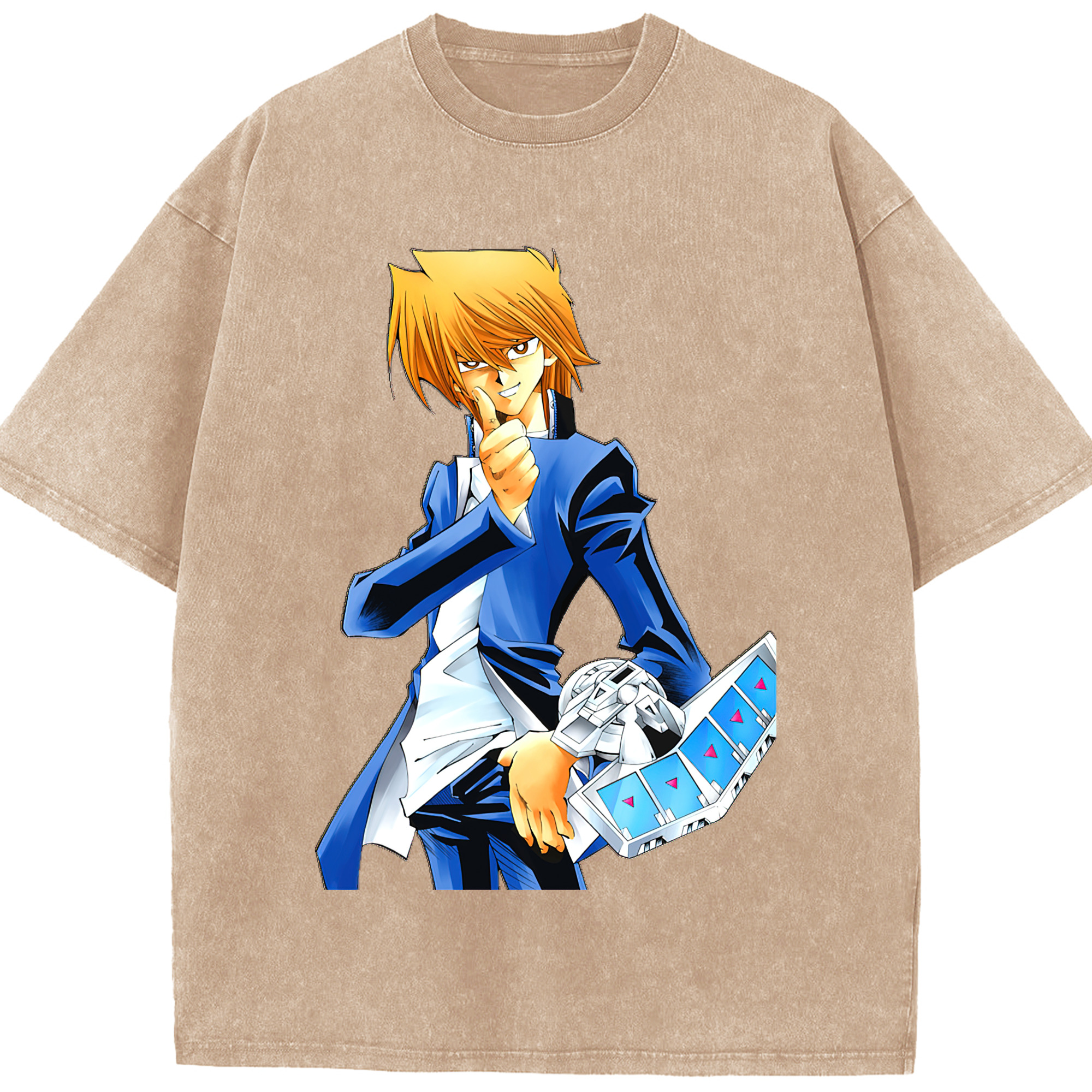 （画像用） 遊☆戯☆王 Yu-Gi-Oh! 綿100% ヴィンテージ風 半袖Tシャツ（フロントプリント）