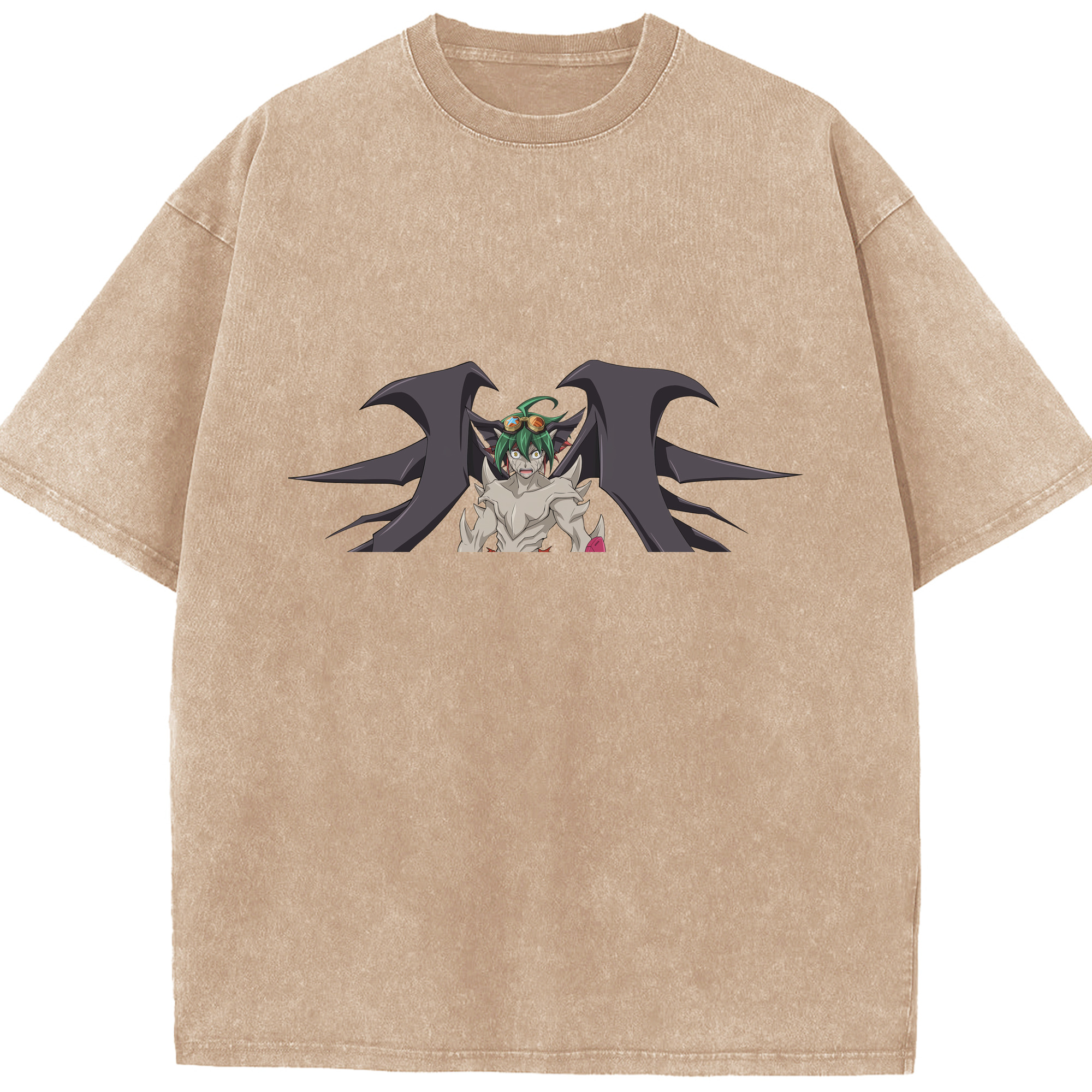 （画像用） 遊☆戯☆王 Yu-Gi-Oh! 綿100% ヴィンテージ風 半袖Tシャツ（フロントプリント）