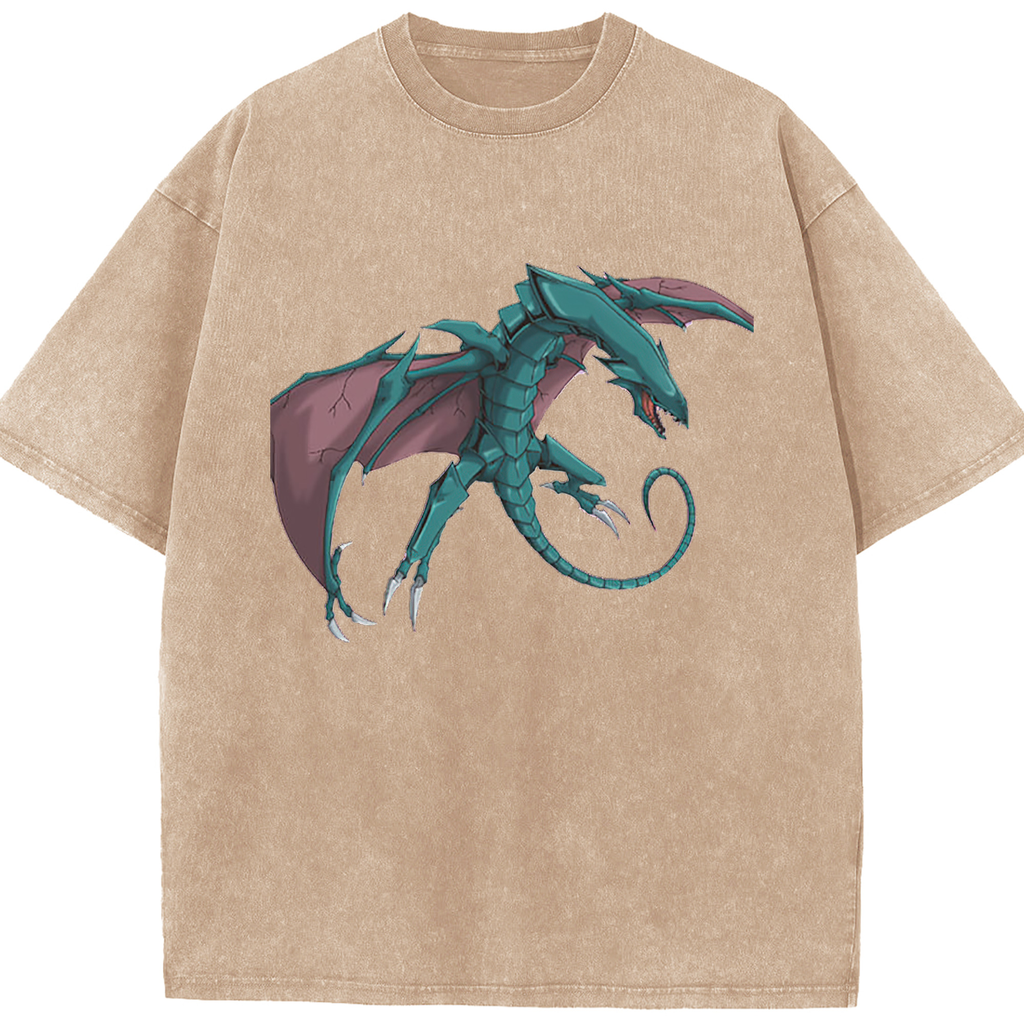（画像用） 遊☆戯☆王 Yu-Gi-Oh! 綿100% ヴィンテージ風 半袖Tシャツ（フロントプリント）