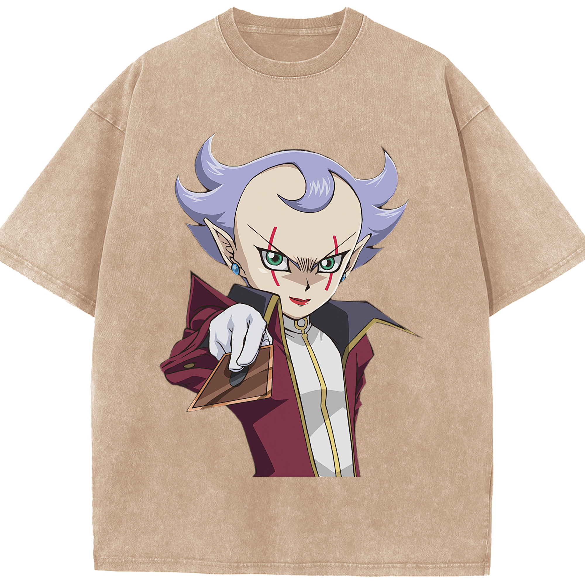 （画像用） 遊☆戯☆王 Yu-Gi-Oh! 綿100% ヴィンテージ風 半袖Tシャツ（フロントプリント）