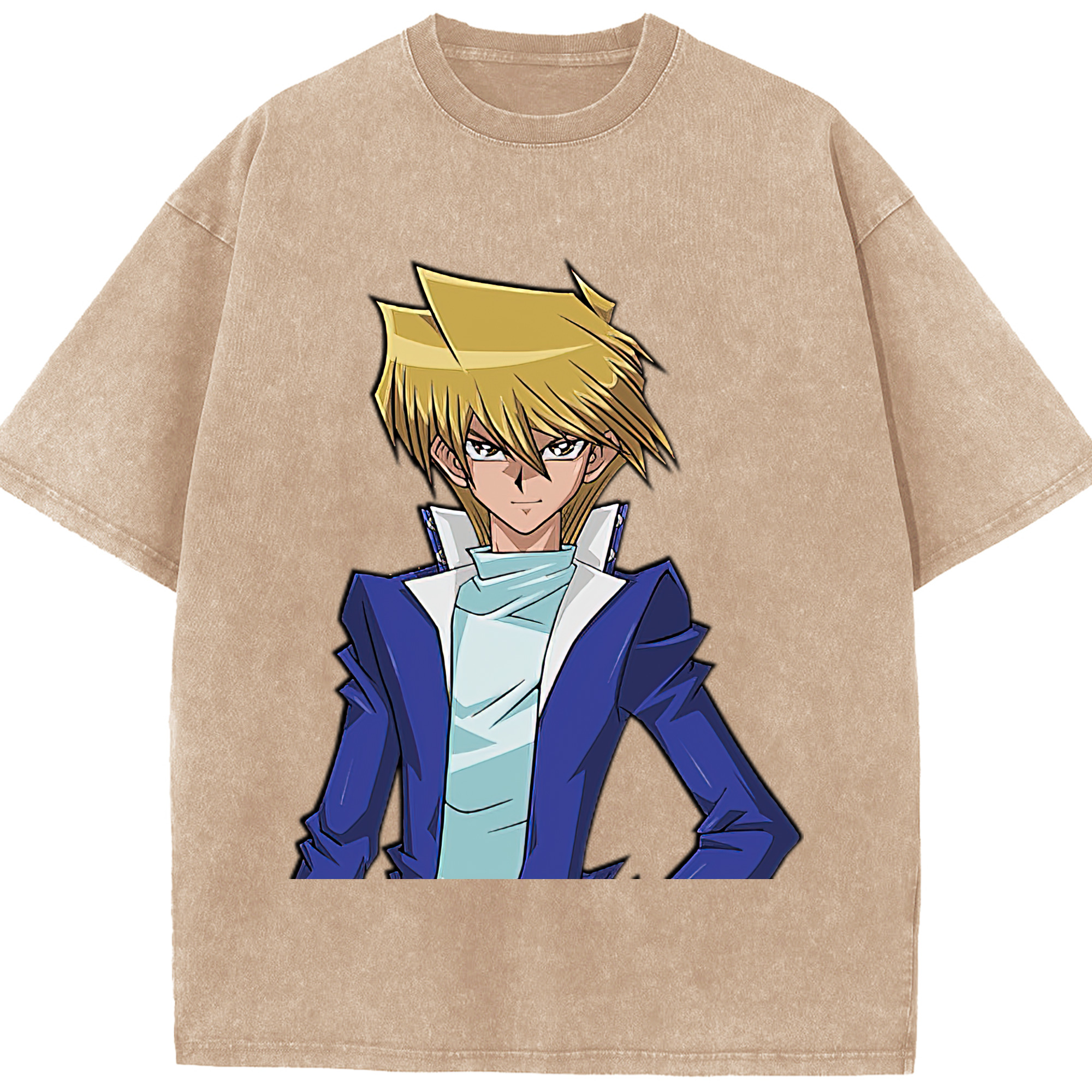 （画像用） 遊☆戯☆王 Yu-Gi-Oh! 綿100% ヴィンテージ風 半袖Tシャツ（フロントプリント）