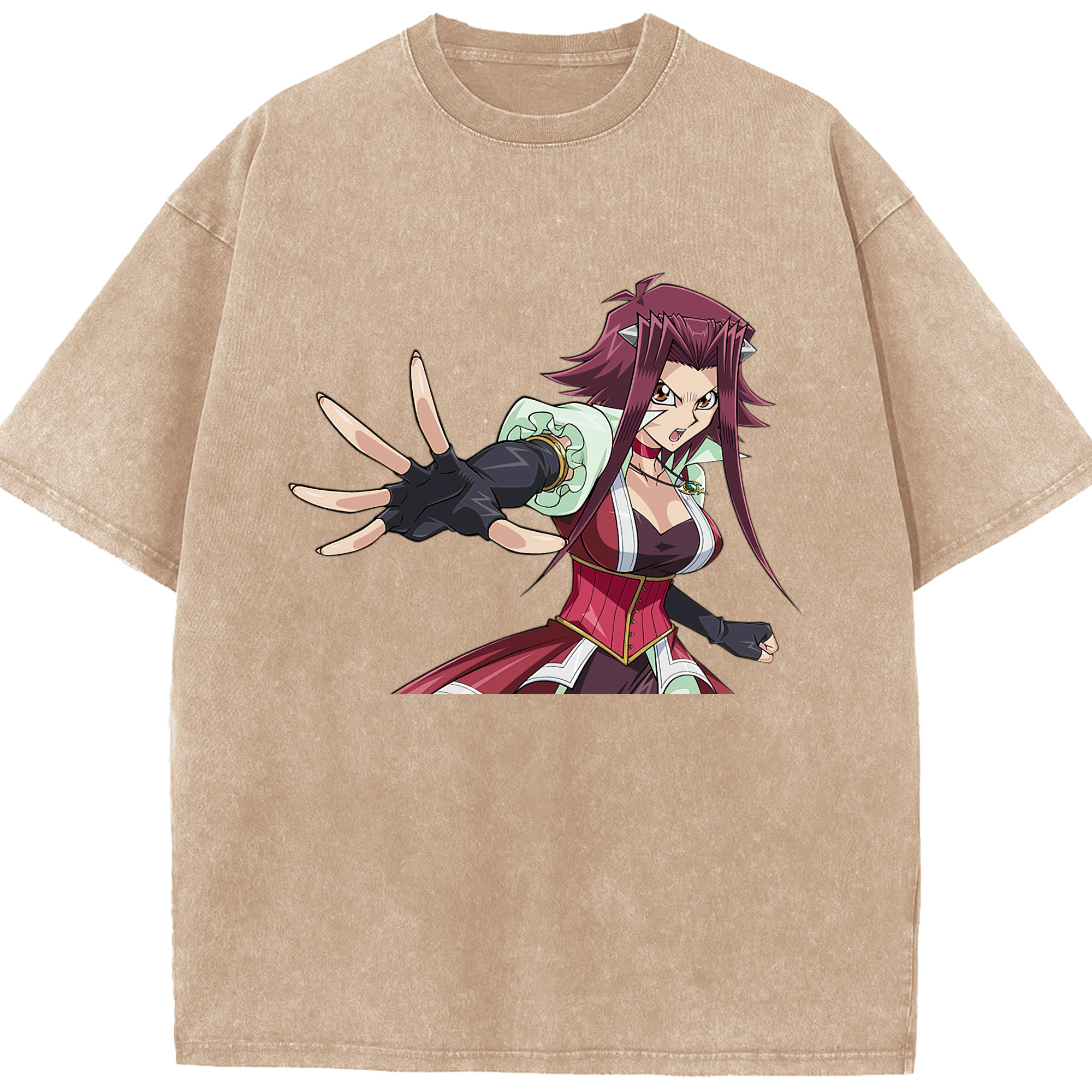（画像用） 遊☆戯☆王 Yu-Gi-Oh! 綿100% ヴィンテージ風 半袖Tシャツ（フロントプリント）