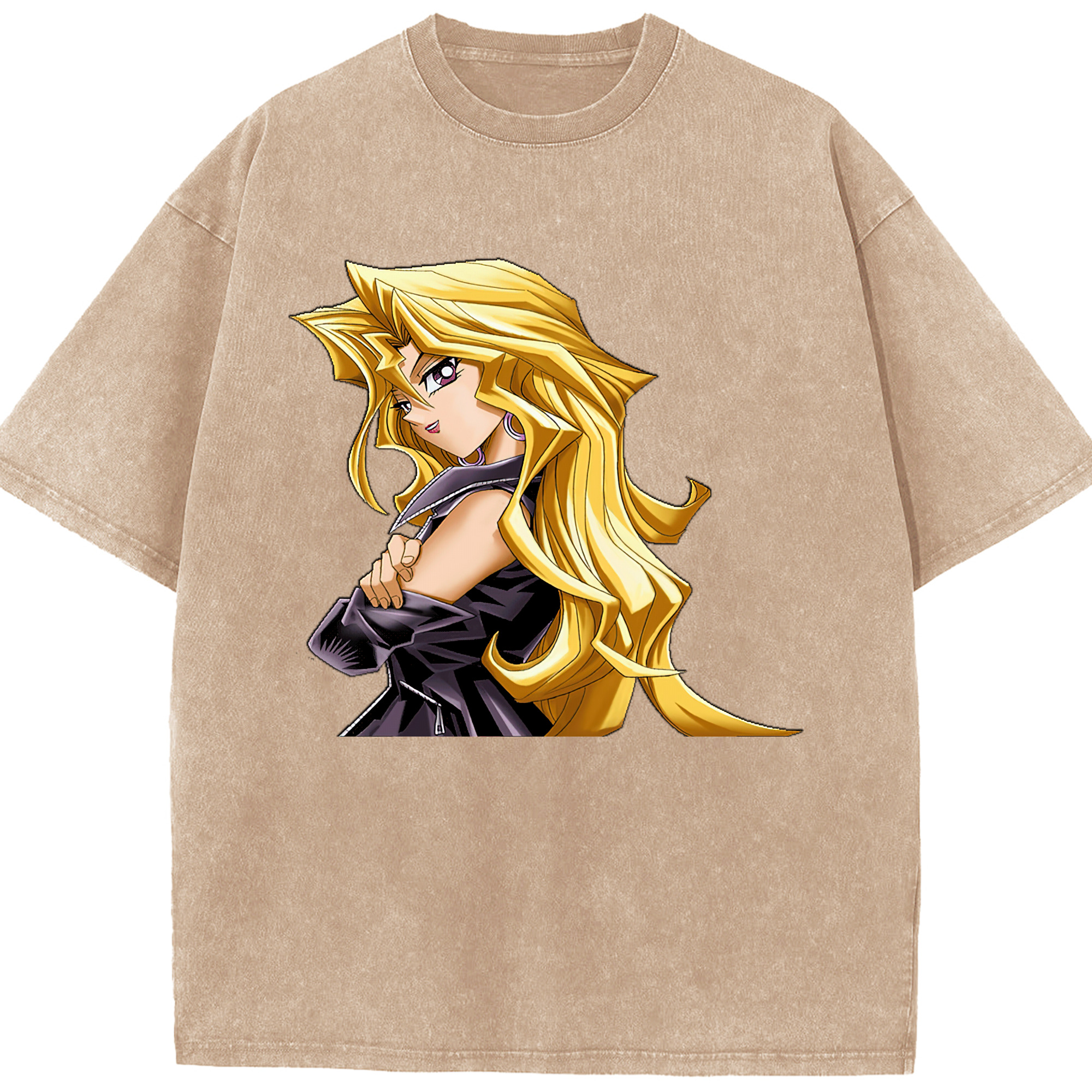 （画像用） 遊☆戯☆王 Yu-Gi-Oh! 綿100% ヴィンテージ風 半袖Tシャツ（フロントプリント）