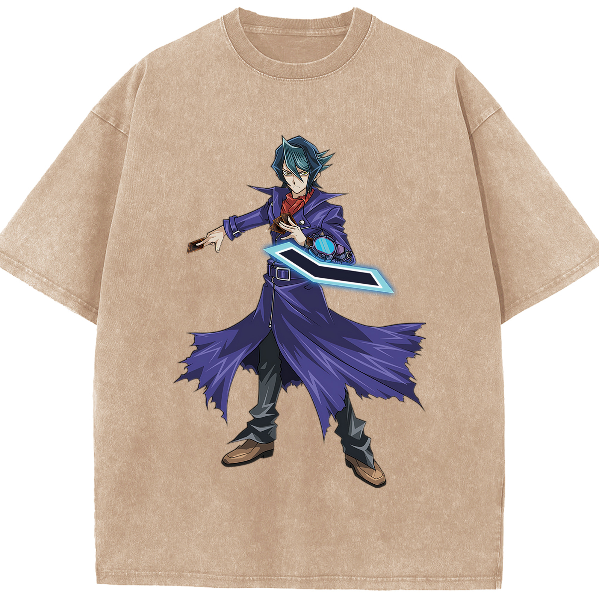 （画像用） 遊☆戯☆王 Yu-Gi-Oh! 綿100% ヴィンテージ風 半袖Tシャツ（フロントプリント）