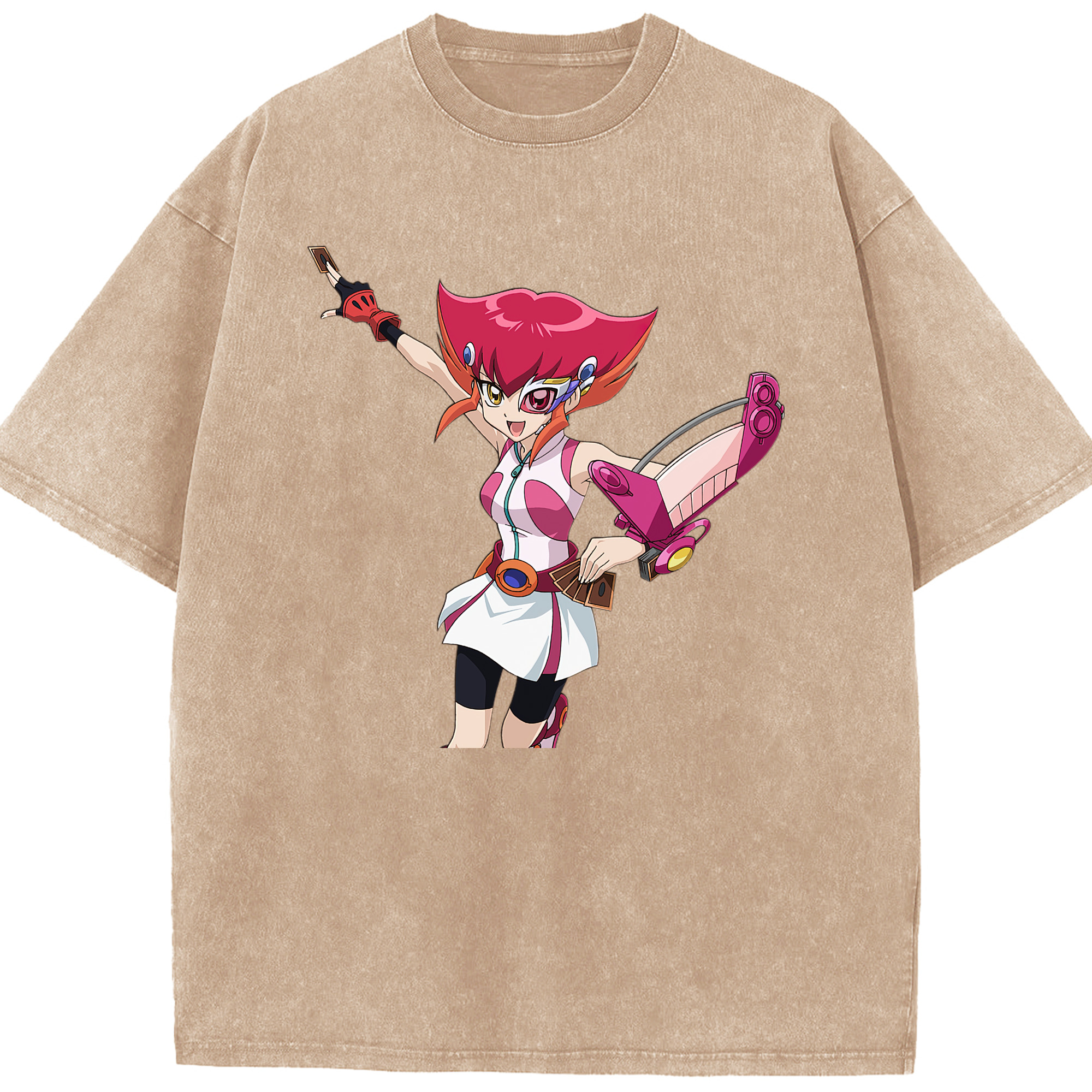 （画像用） 遊☆戯☆王 Yu-Gi-Oh! 綿100% ヴィンテージ風 半袖Tシャツ（フロントプリント）
