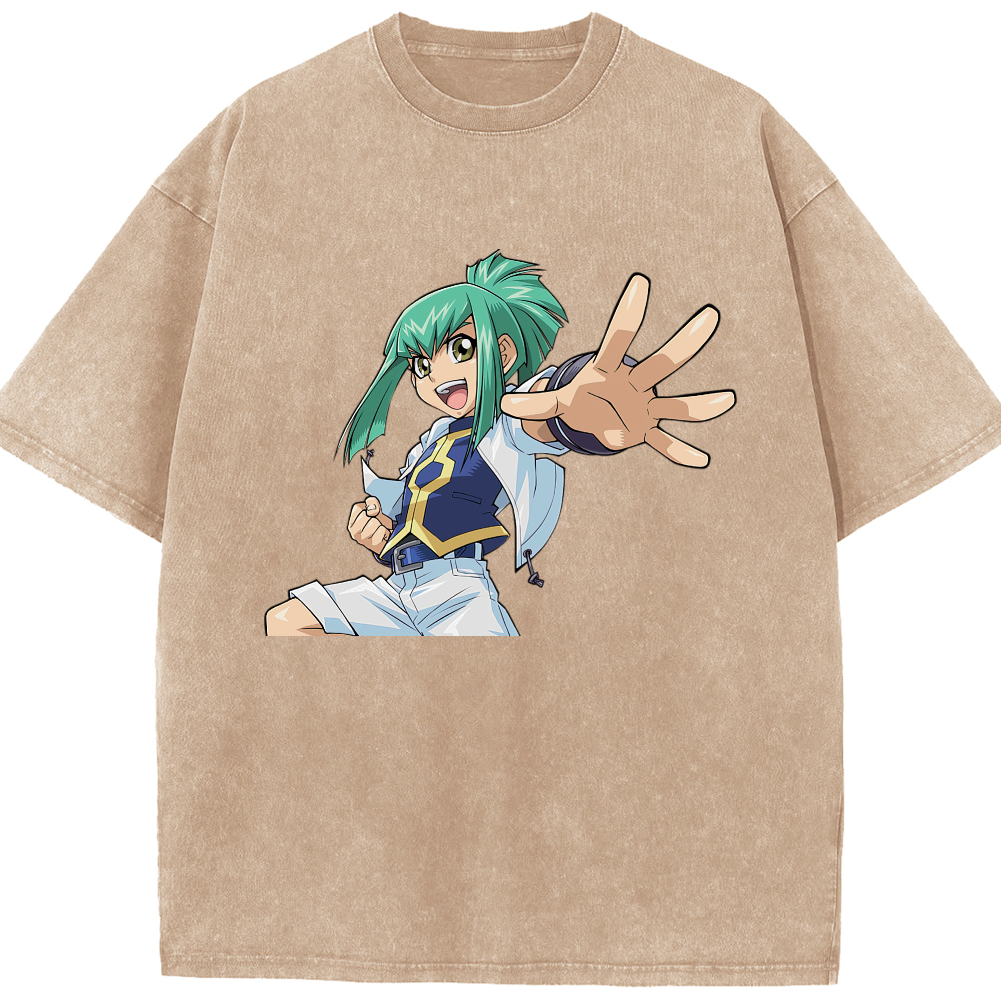（画像用） 遊☆戯☆王 Yu-Gi-Oh! 綿100% ヴィンテージ風 半袖Tシャツ（フロントプリント）