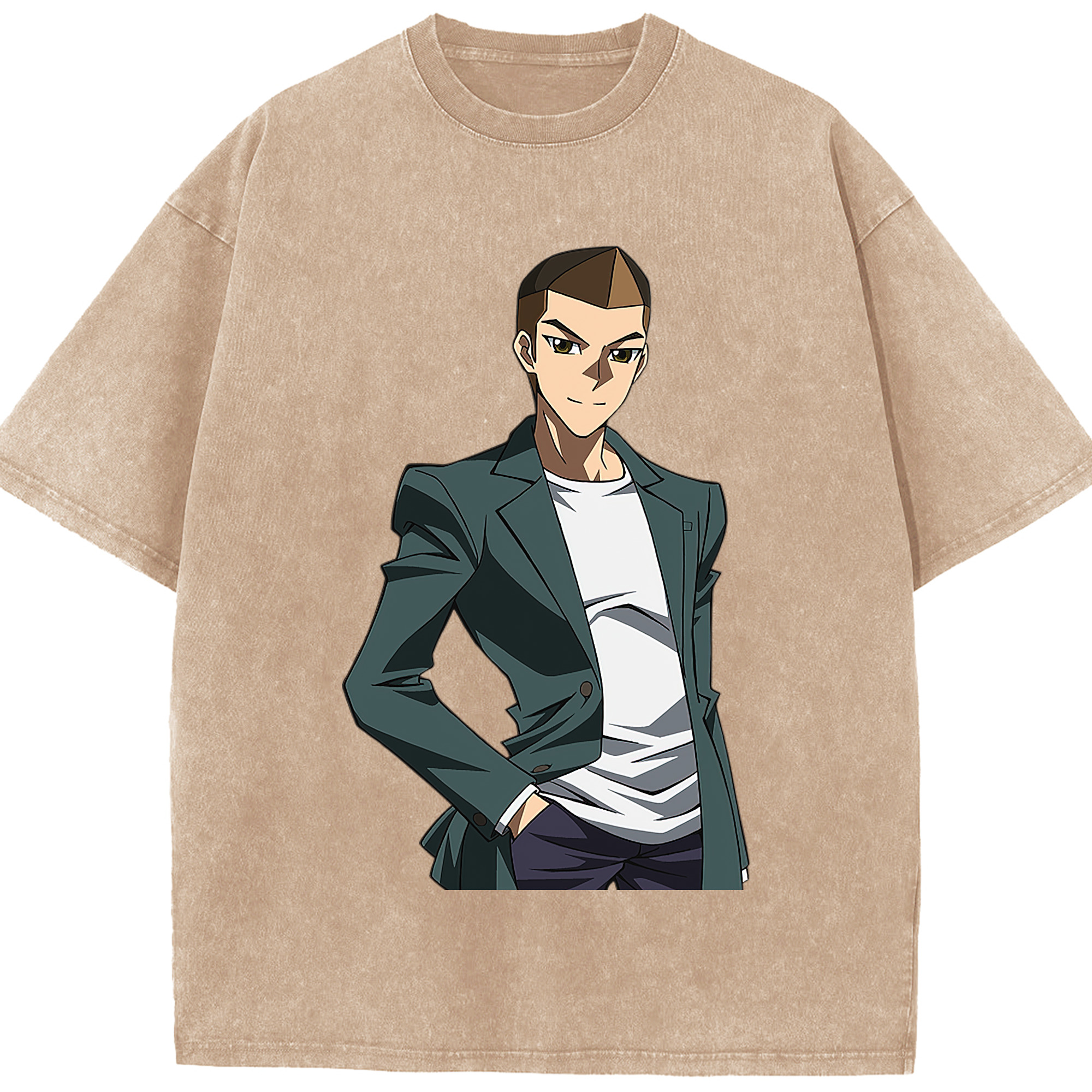 （画像用） 遊☆戯☆王 Yu-Gi-Oh! 綿100% ヴィンテージ風 半袖Tシャツ（フロントプリント）