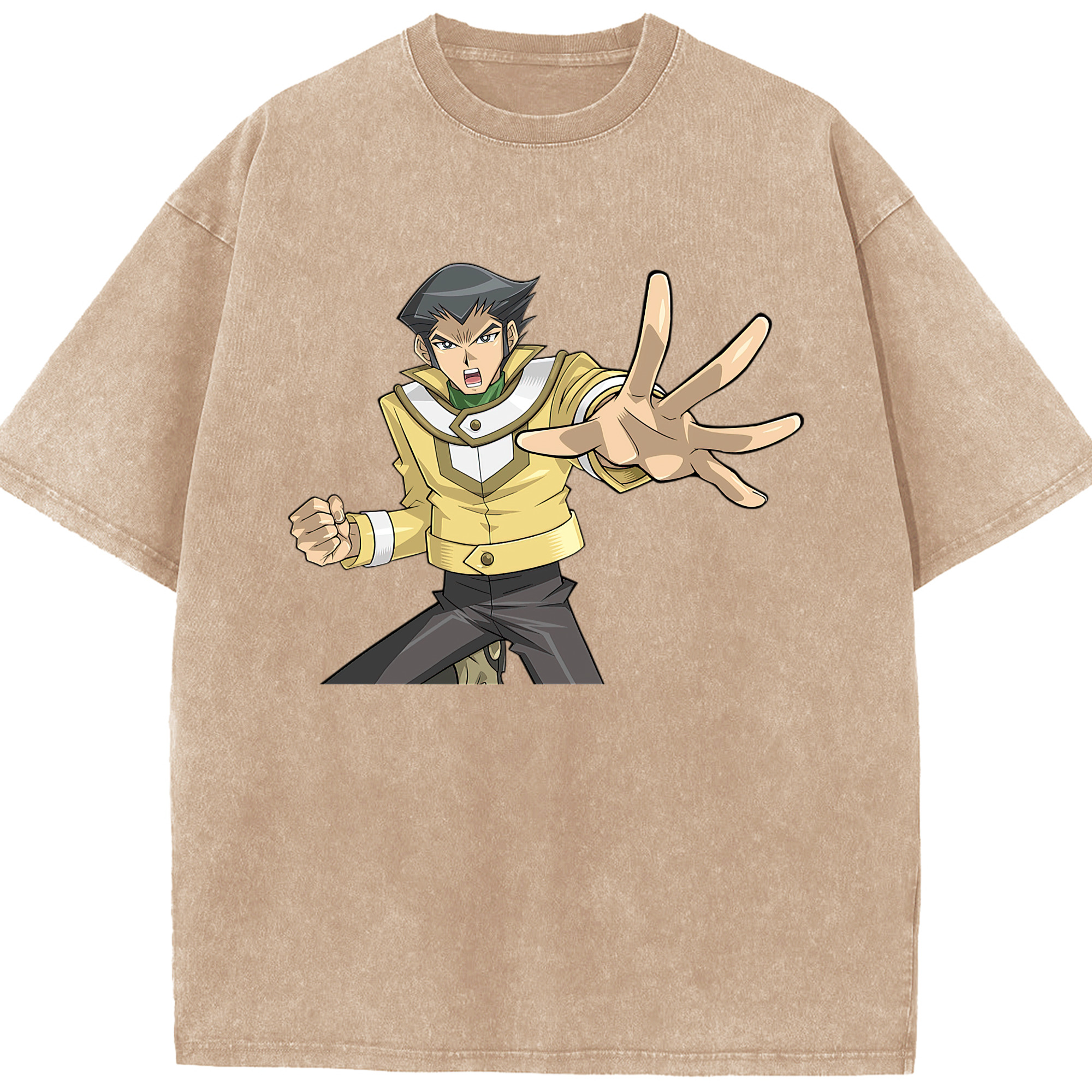 （画像用） 遊☆戯☆王 Yu-Gi-Oh! 綿100% ヴィンテージ風 半袖Tシャツ（フロントプリント）