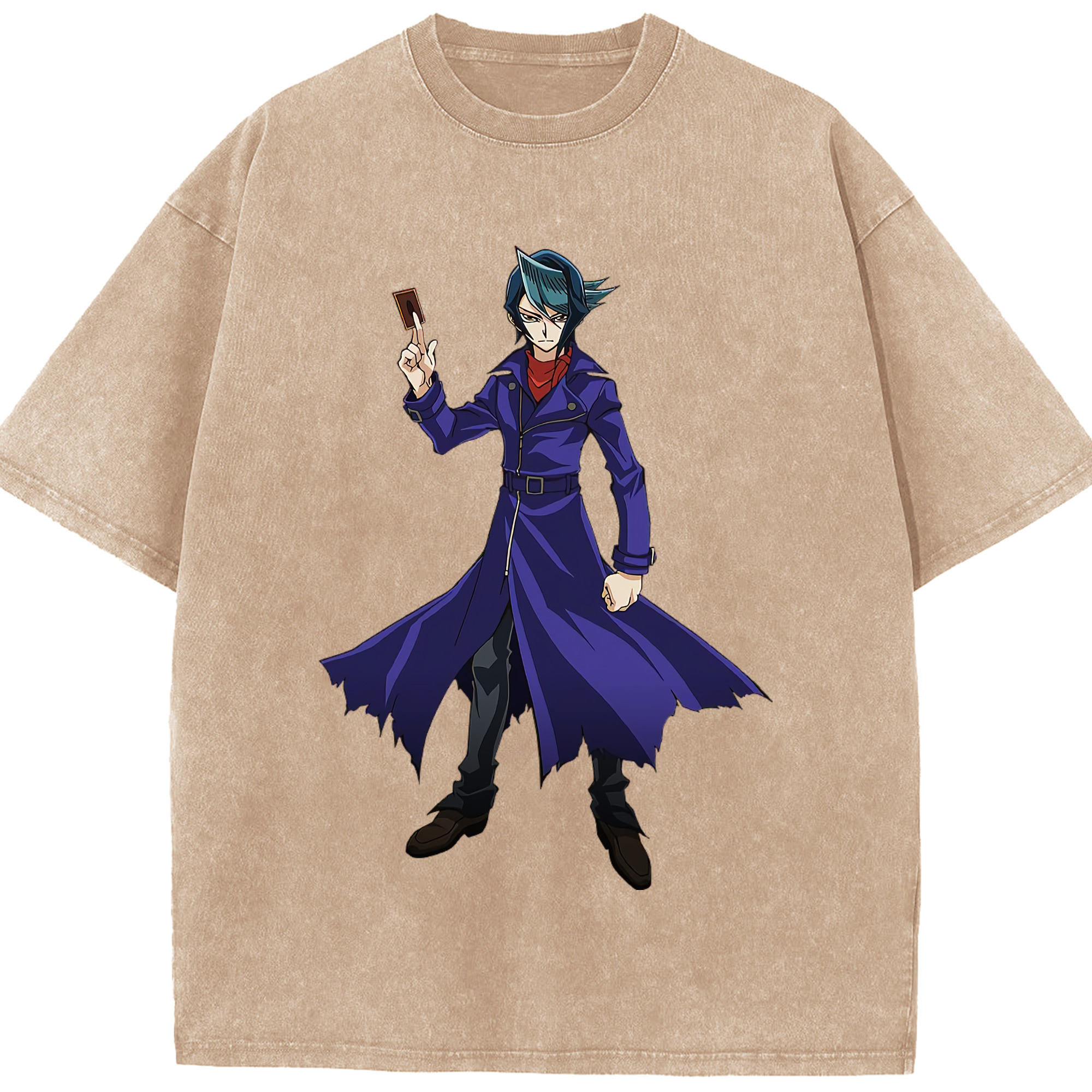 （画像用） 遊☆戯☆王 Yu-Gi-Oh! 綿100% ヴィンテージ風 半袖Tシャツ（フロントプリント）
